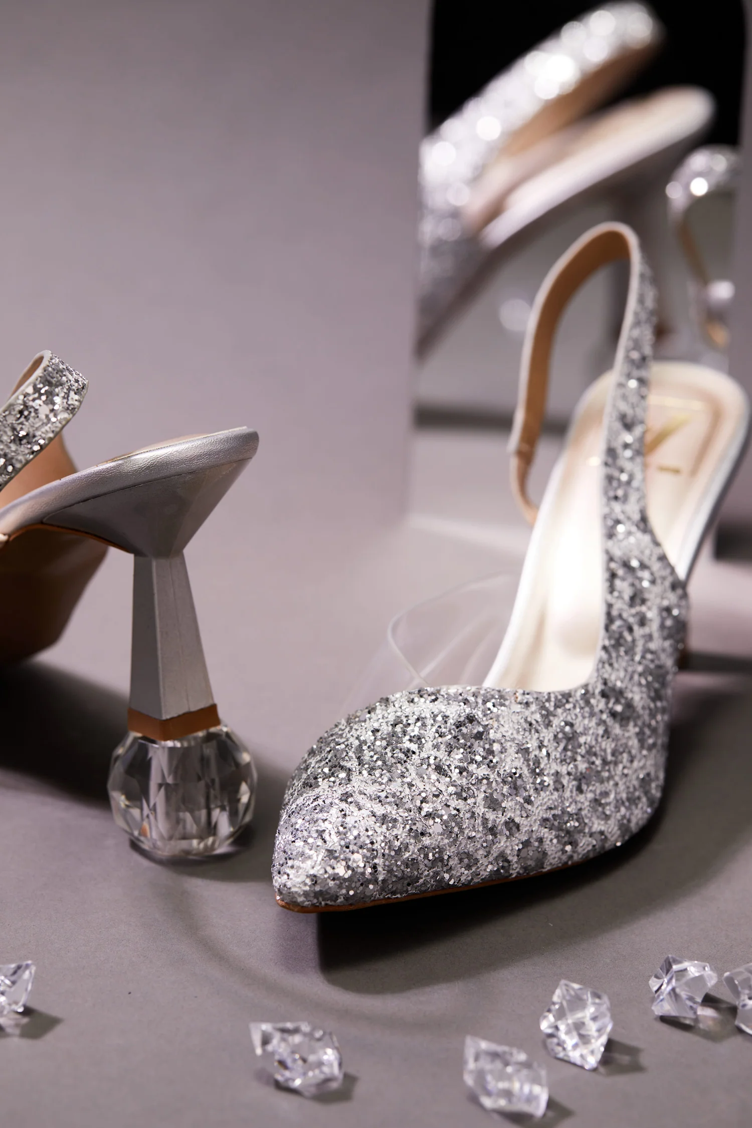 Adele Silver Heels - Image 3