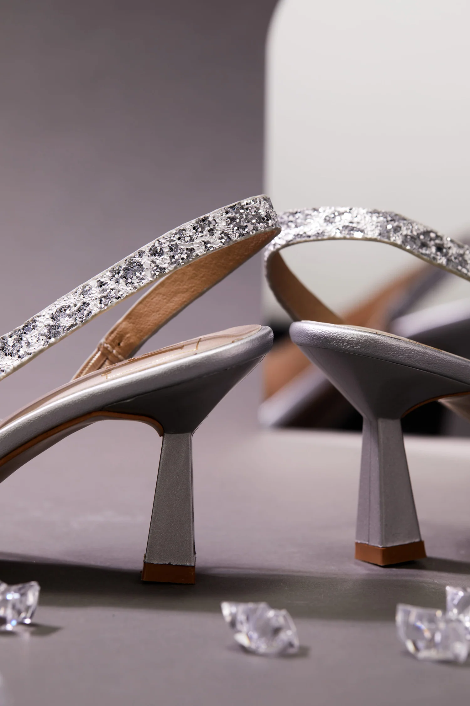 Adele Silver Heels - Image 4
