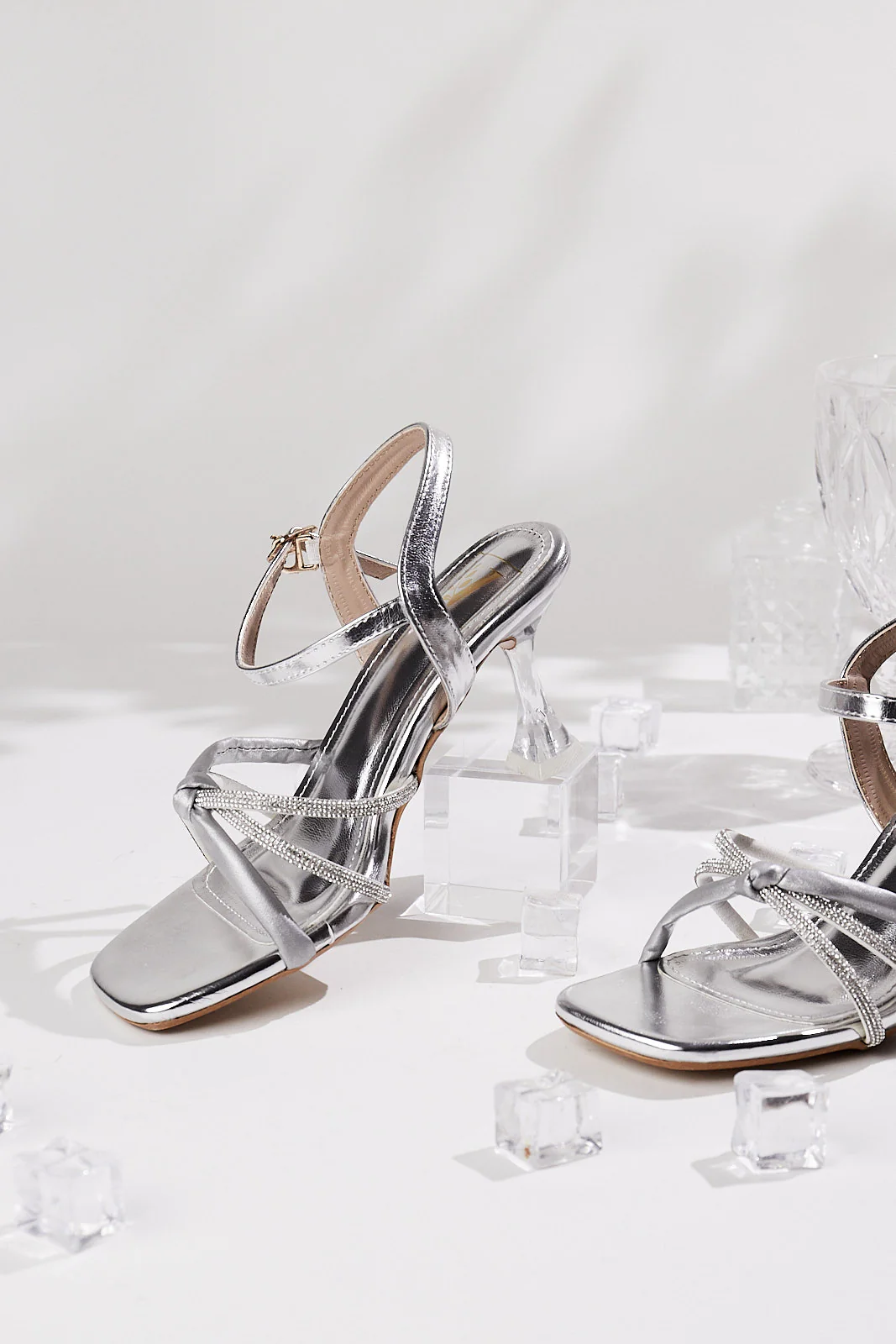 Amanda Silver Heels - Image 3