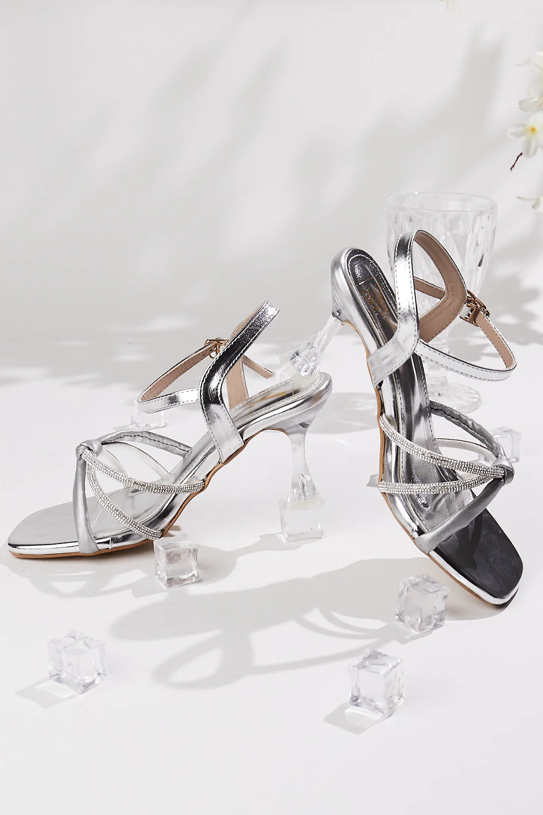 Amanda Silver Heels - Image 4