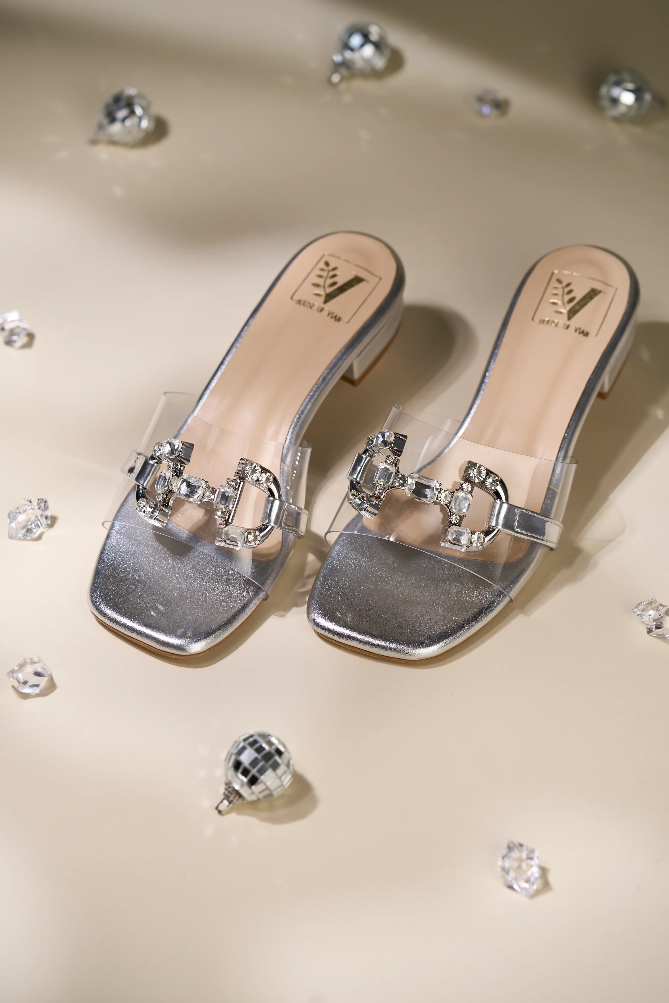 Bianca Silver Heels - Image 4