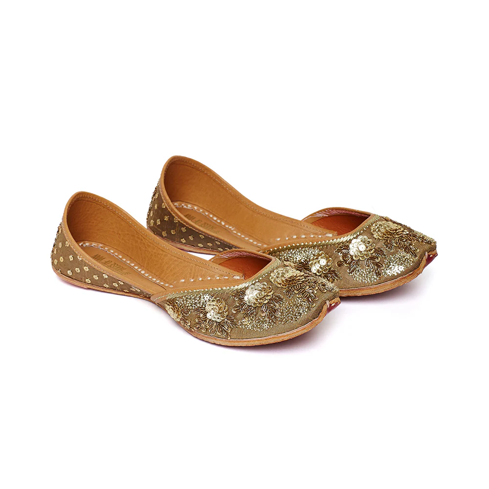 Blossom Treasure Juttis & Handbag Combo - Image 5