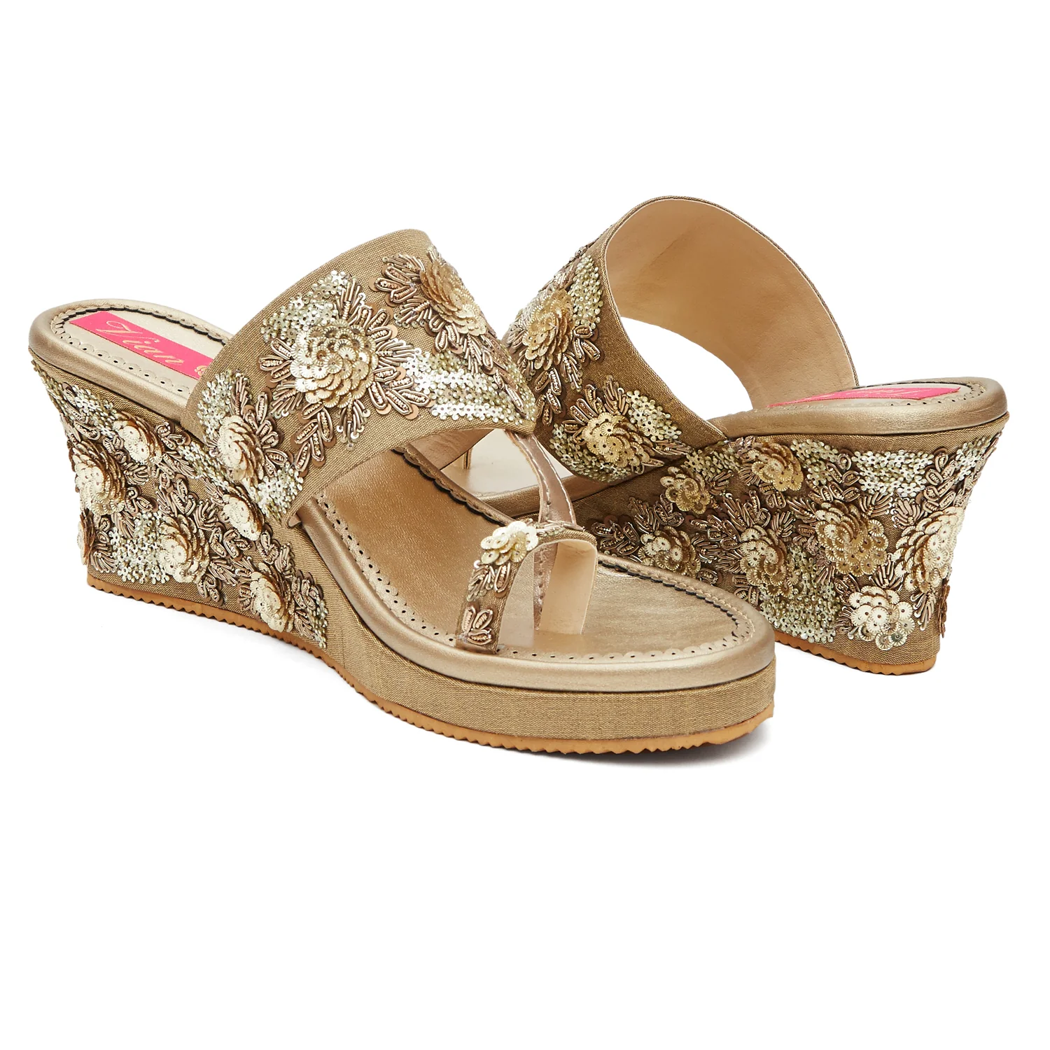 Blossom Treasure Wedges & Handbag Combo - Image 3