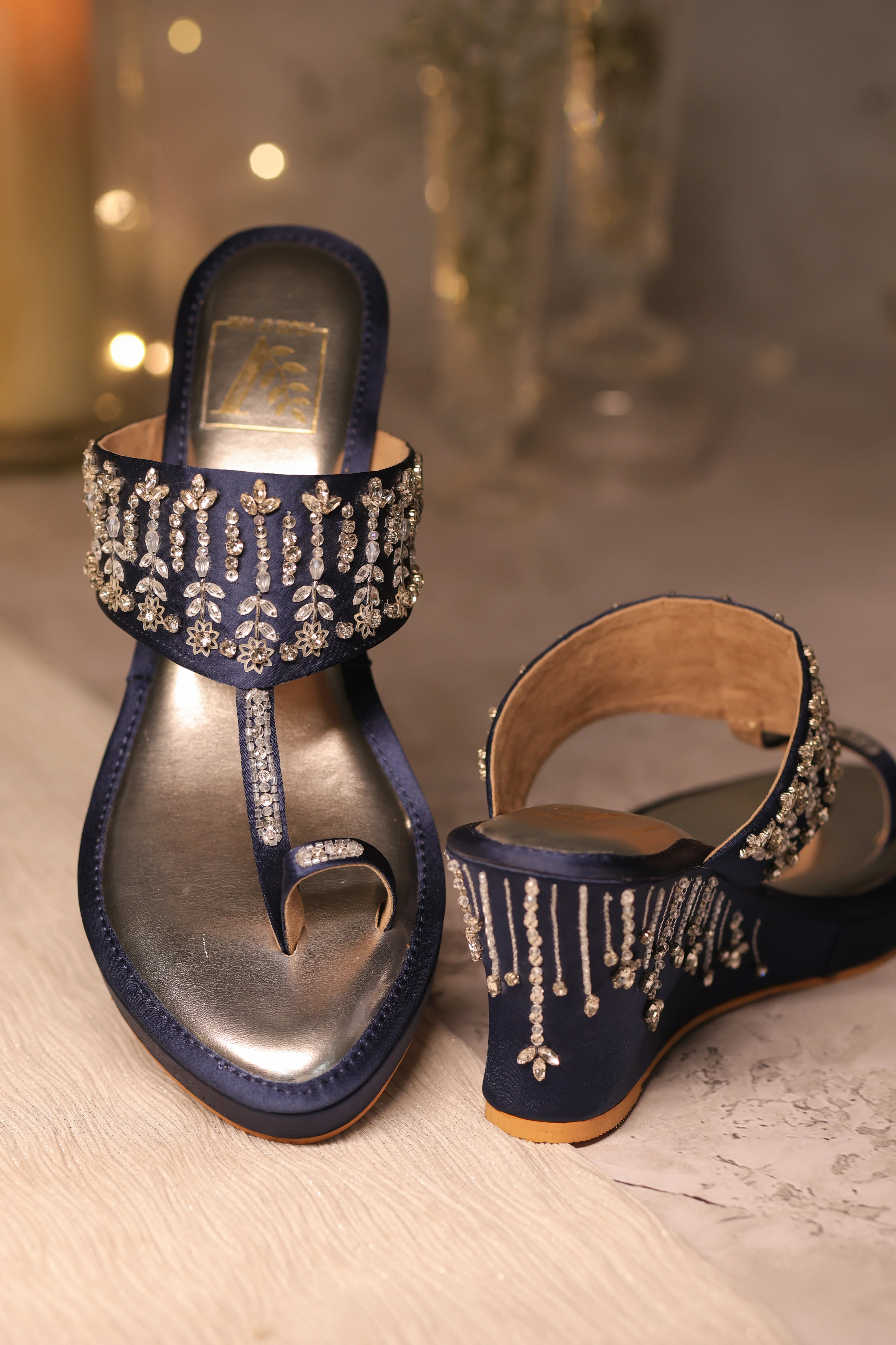 Blue Sitarah Wedges - Image 3