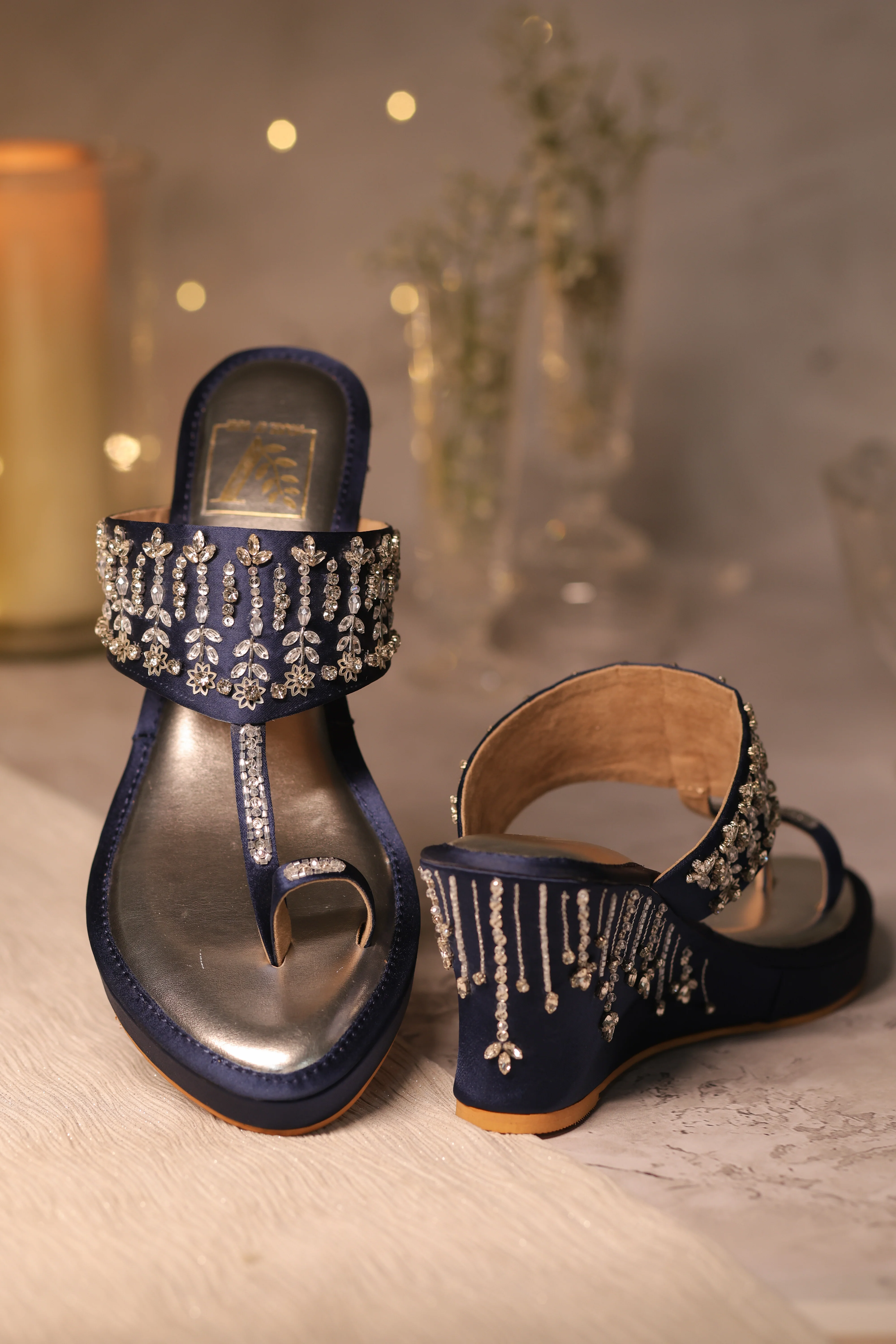 Blue Sitarah Wedges - Image 4