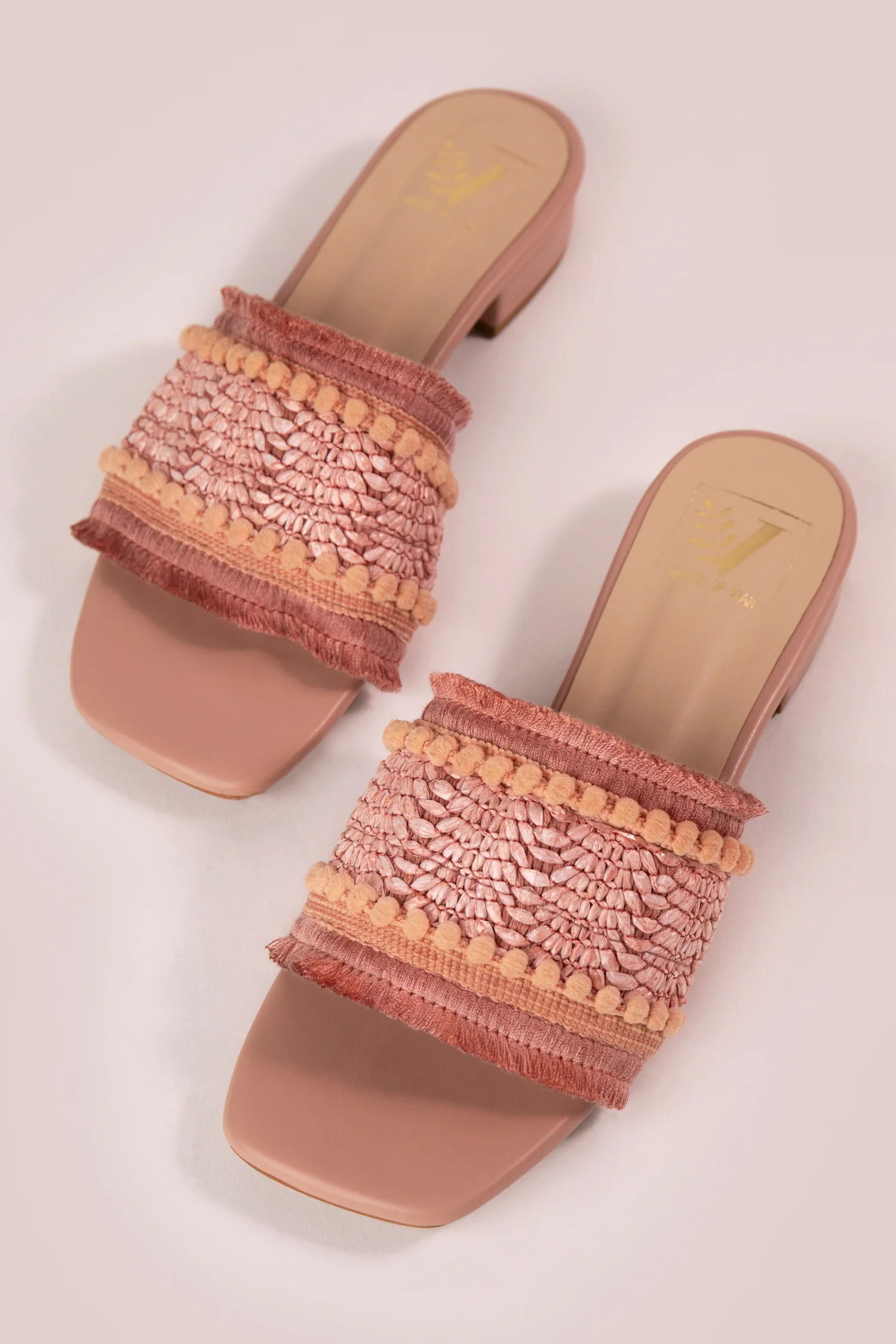 Boho Soho Nude Flats - Image 2