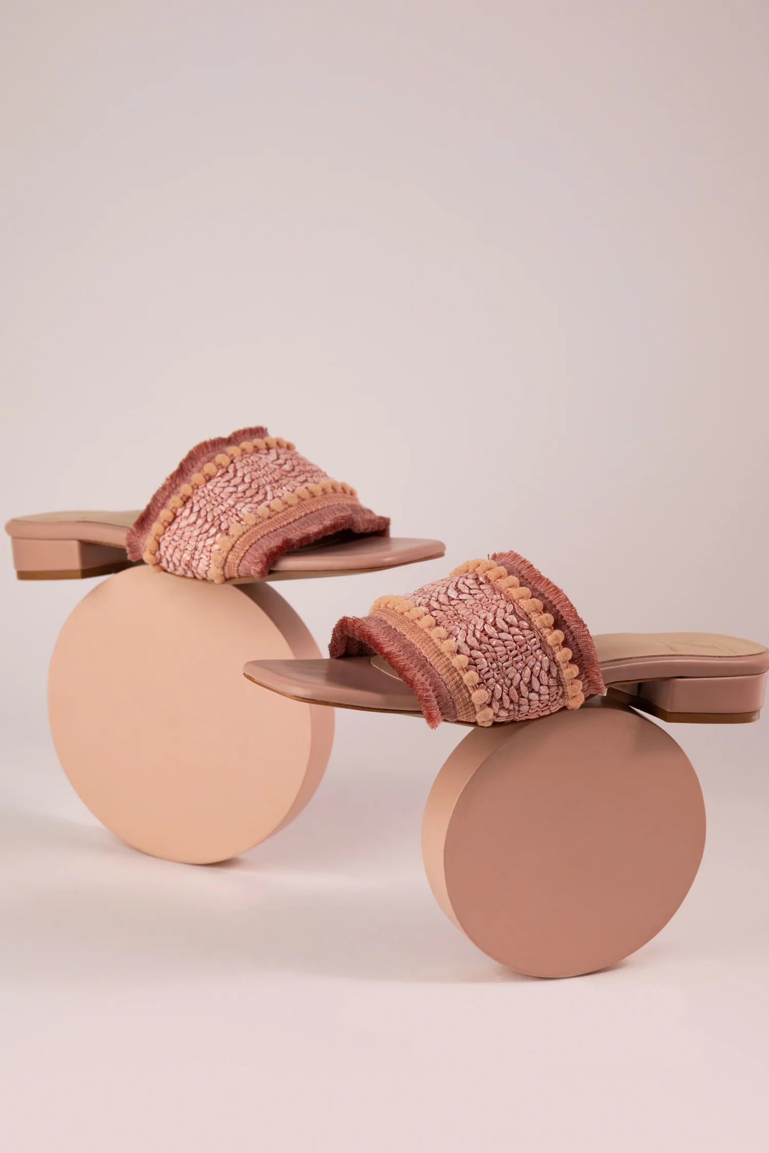Boho Soho Nude Flats - Image 3