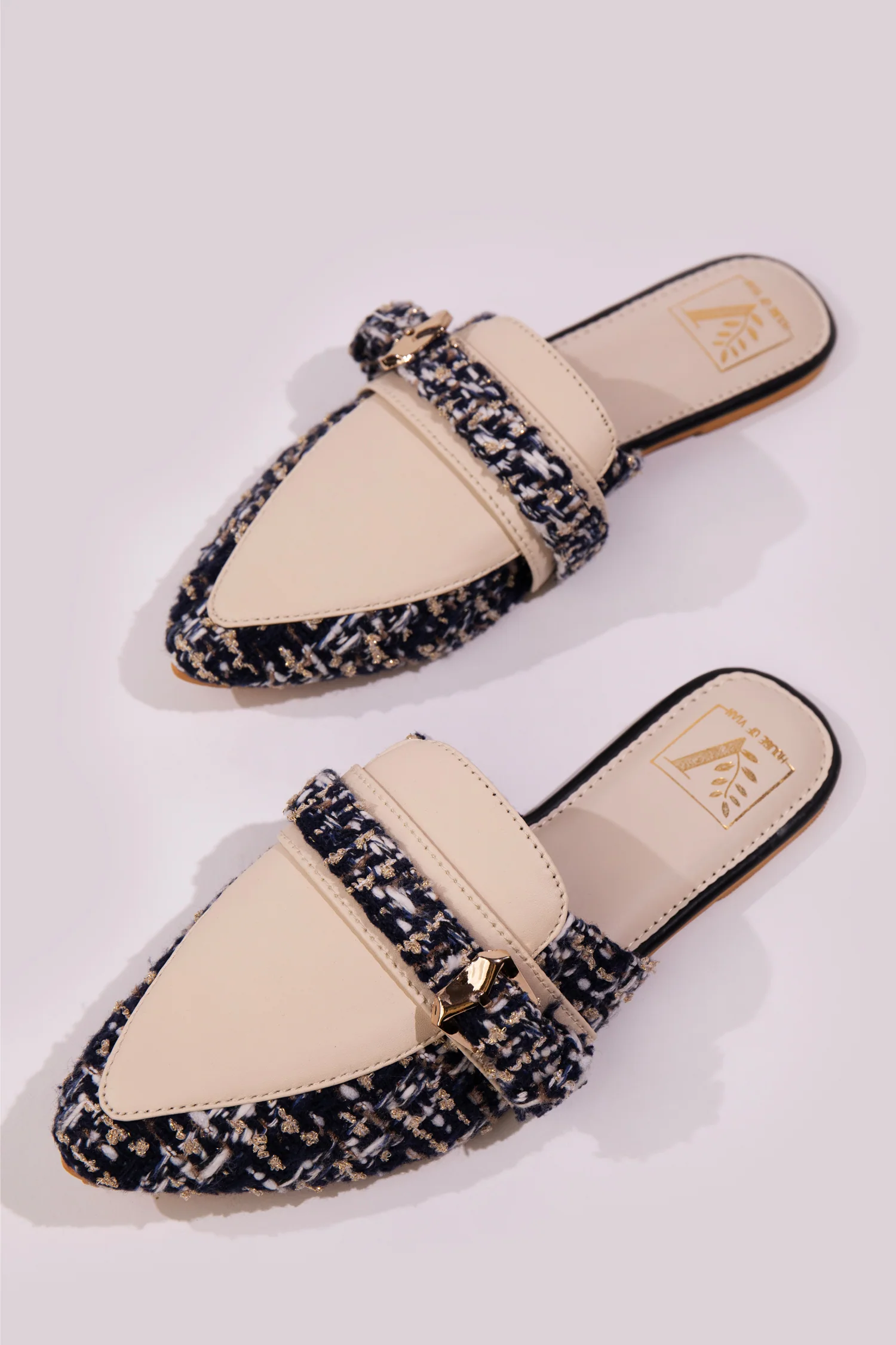 Buckle it Blue Mules - Image 2