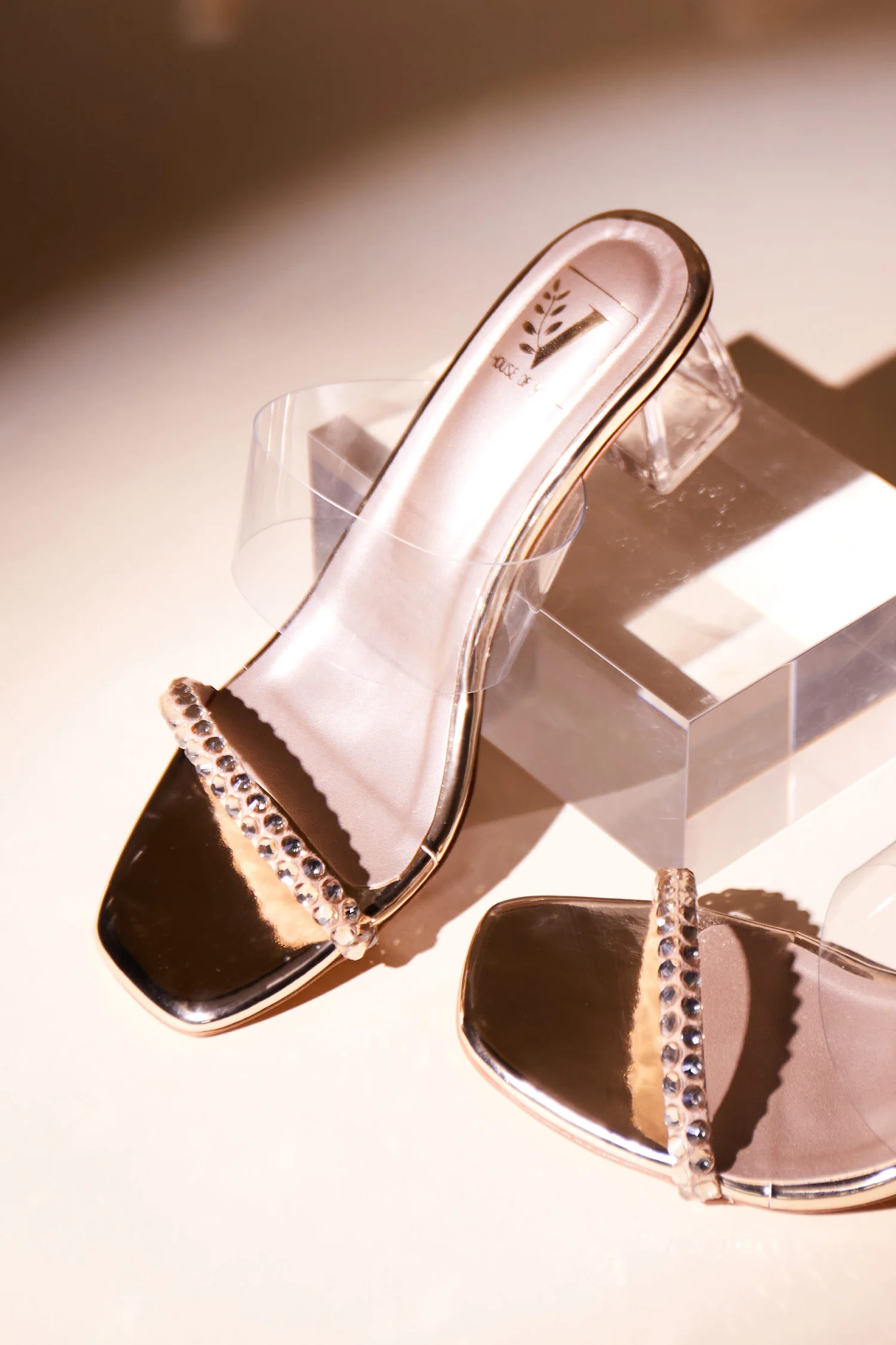 Camille Gold Heels - Image 3