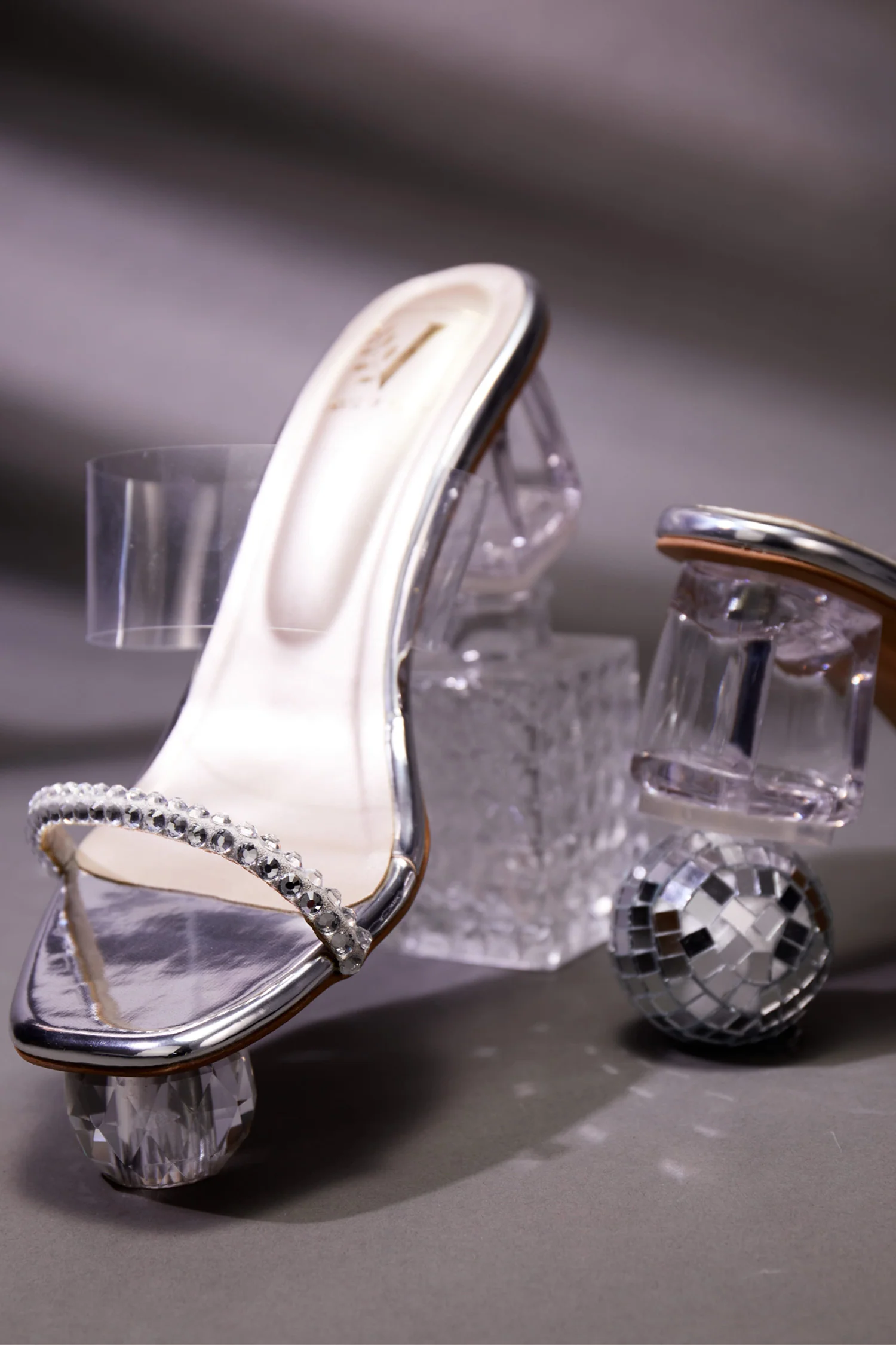 Camille Silver Heels - Image 3