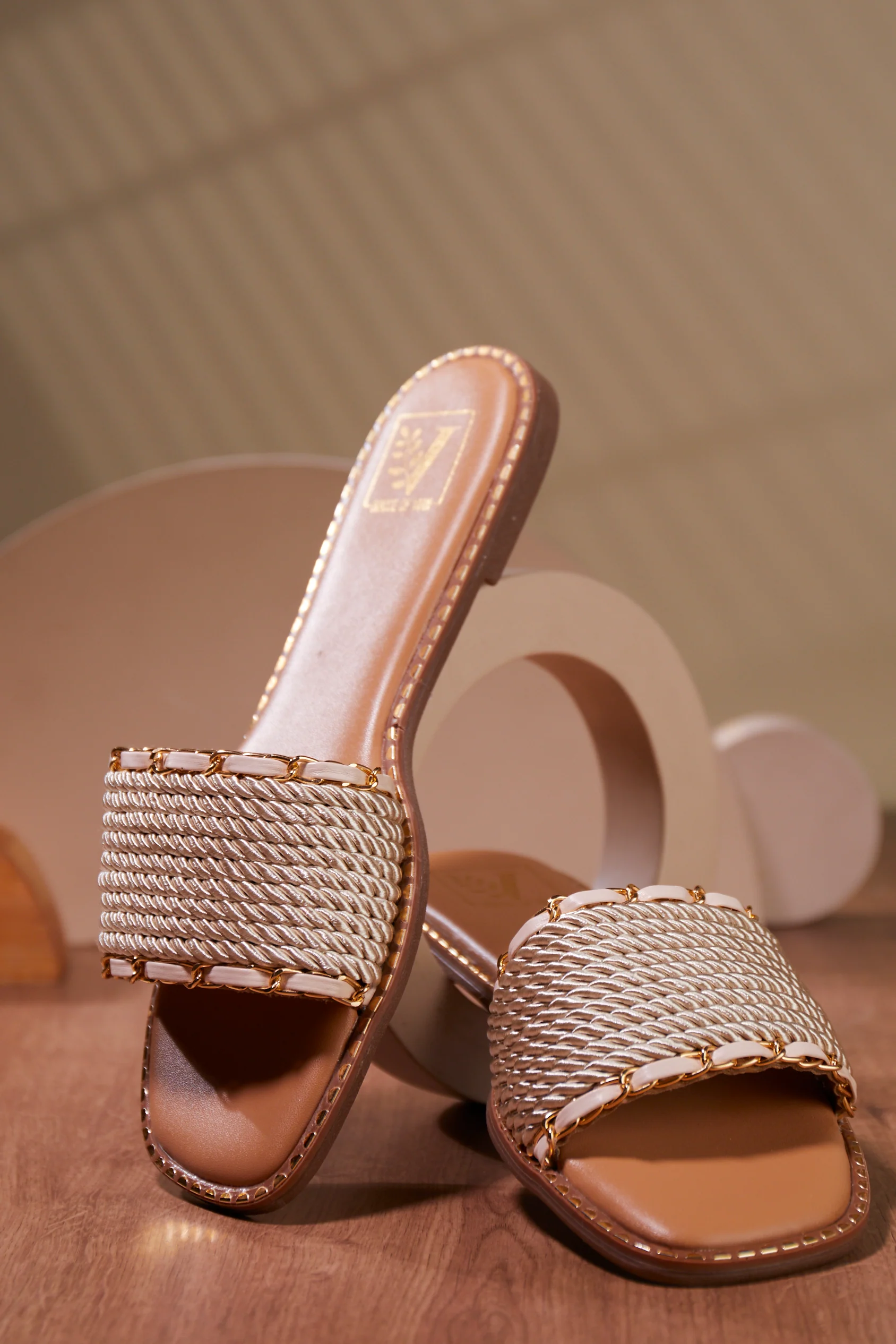 Delilah Gold Flats - Image 2