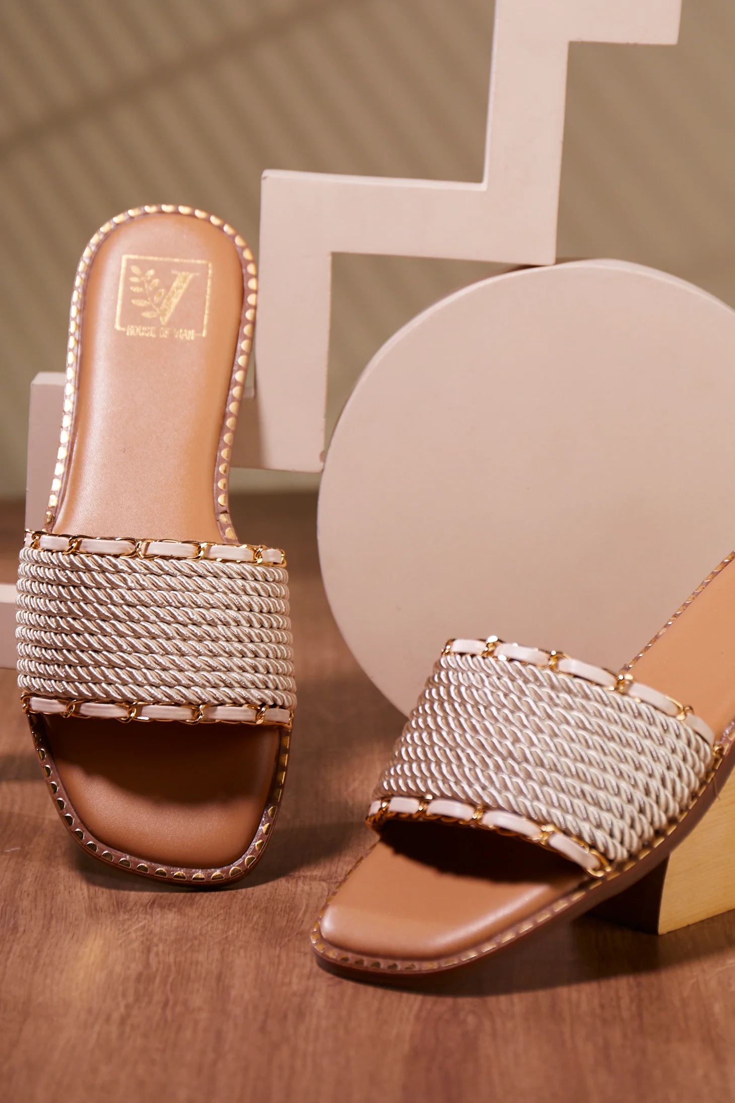 Delilah Gold Flats - Image 3