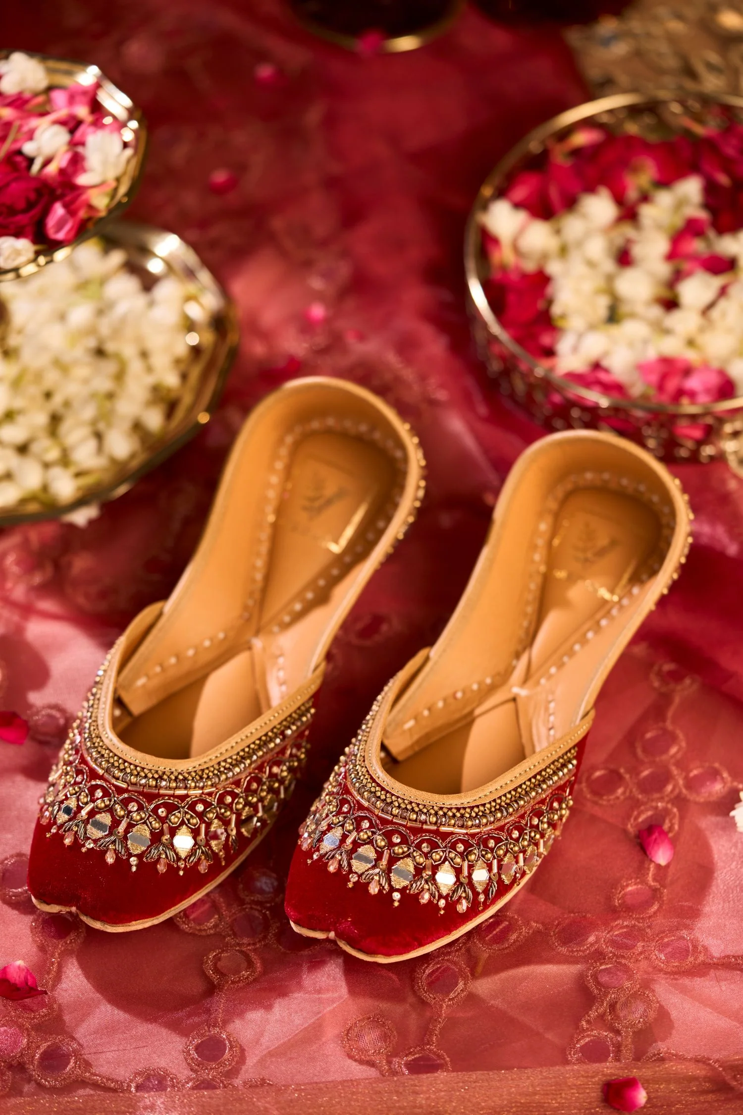 Falak Red Juttis - Image 4