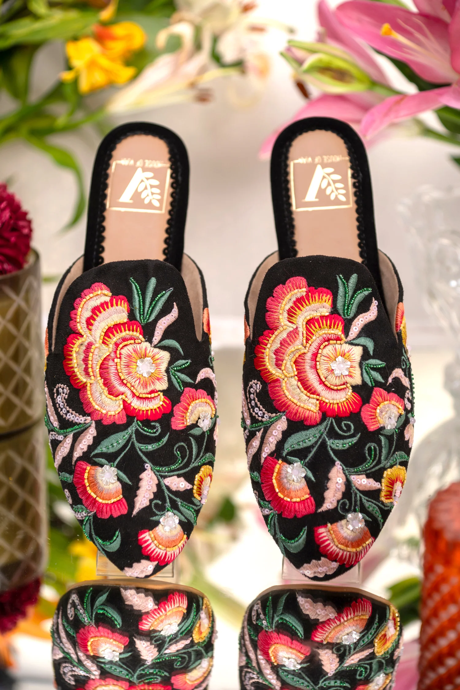 Floral Pop Mules - Image 5