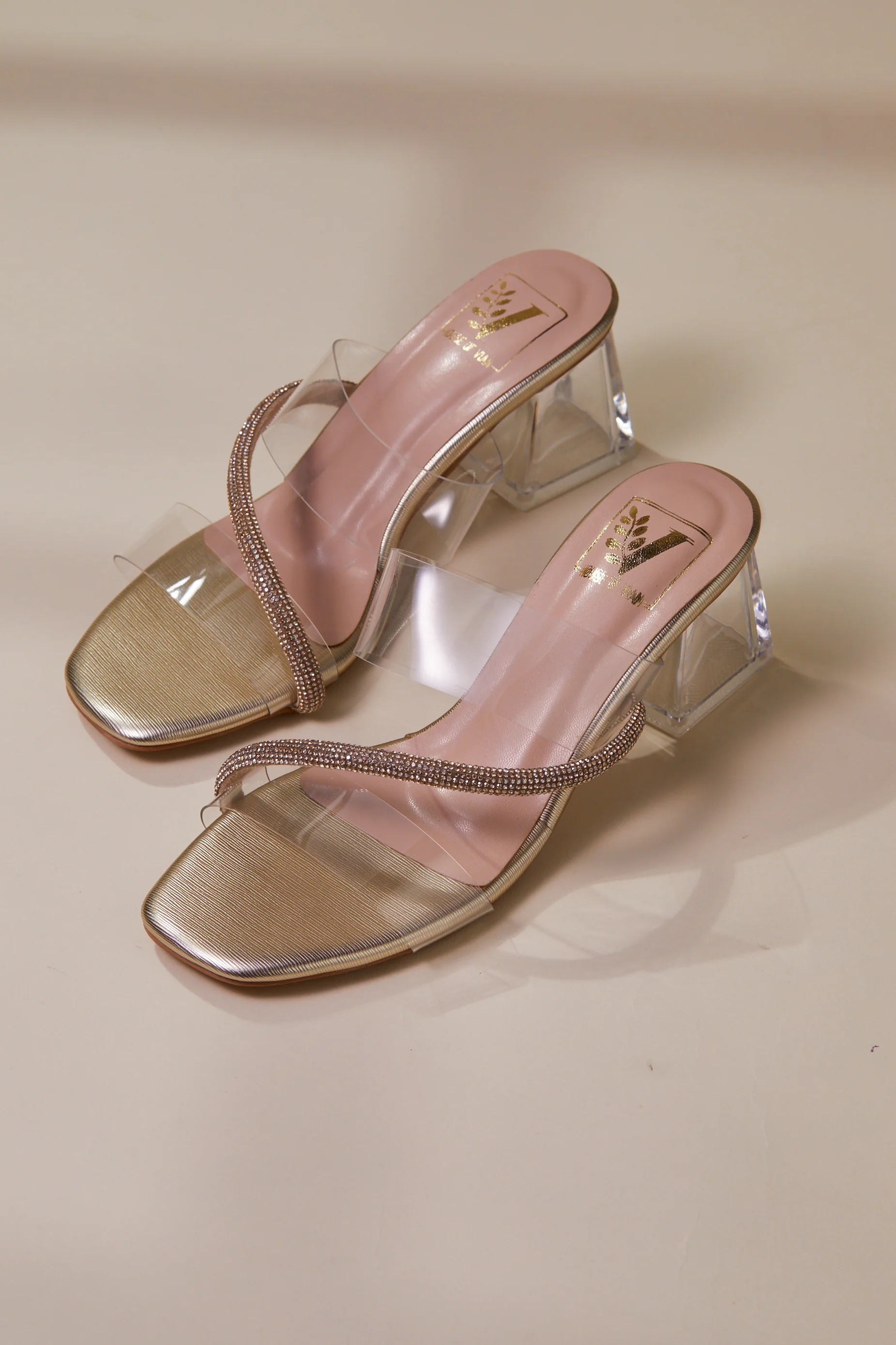 Grace Gold Heels - Image 3