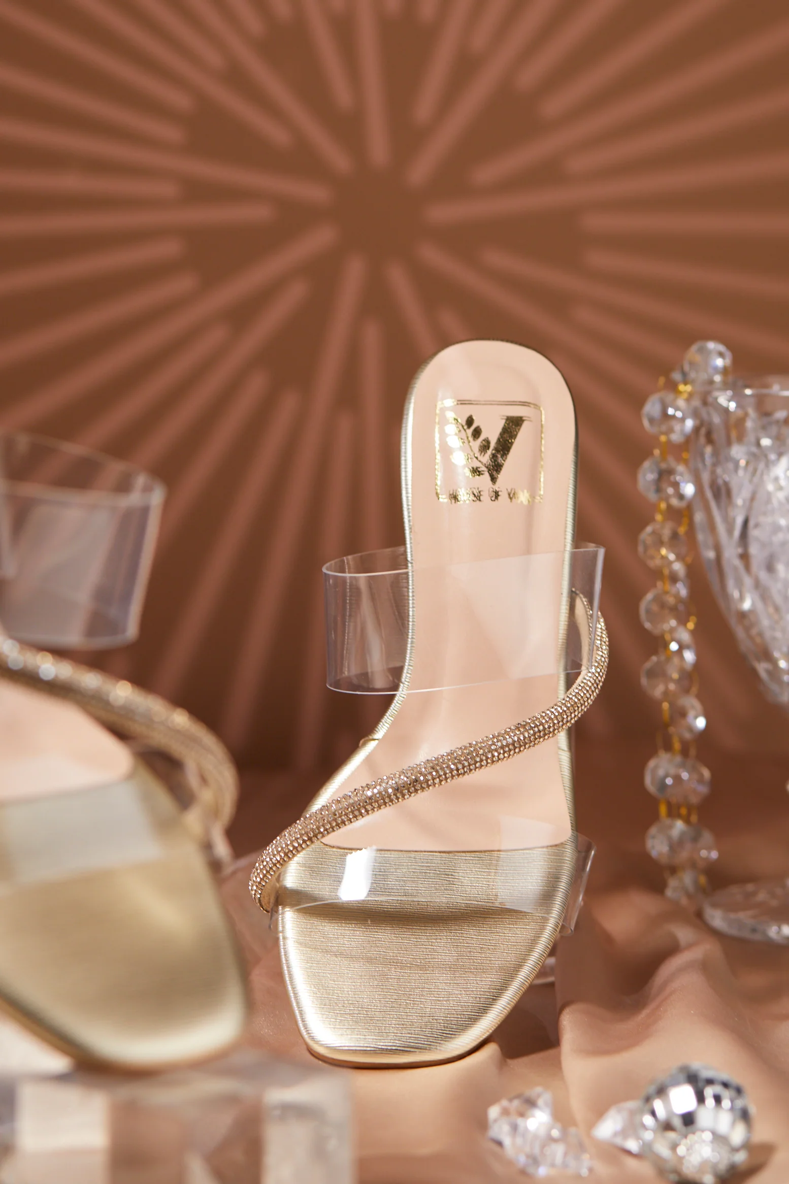 Grace Gold Heels - Image 4