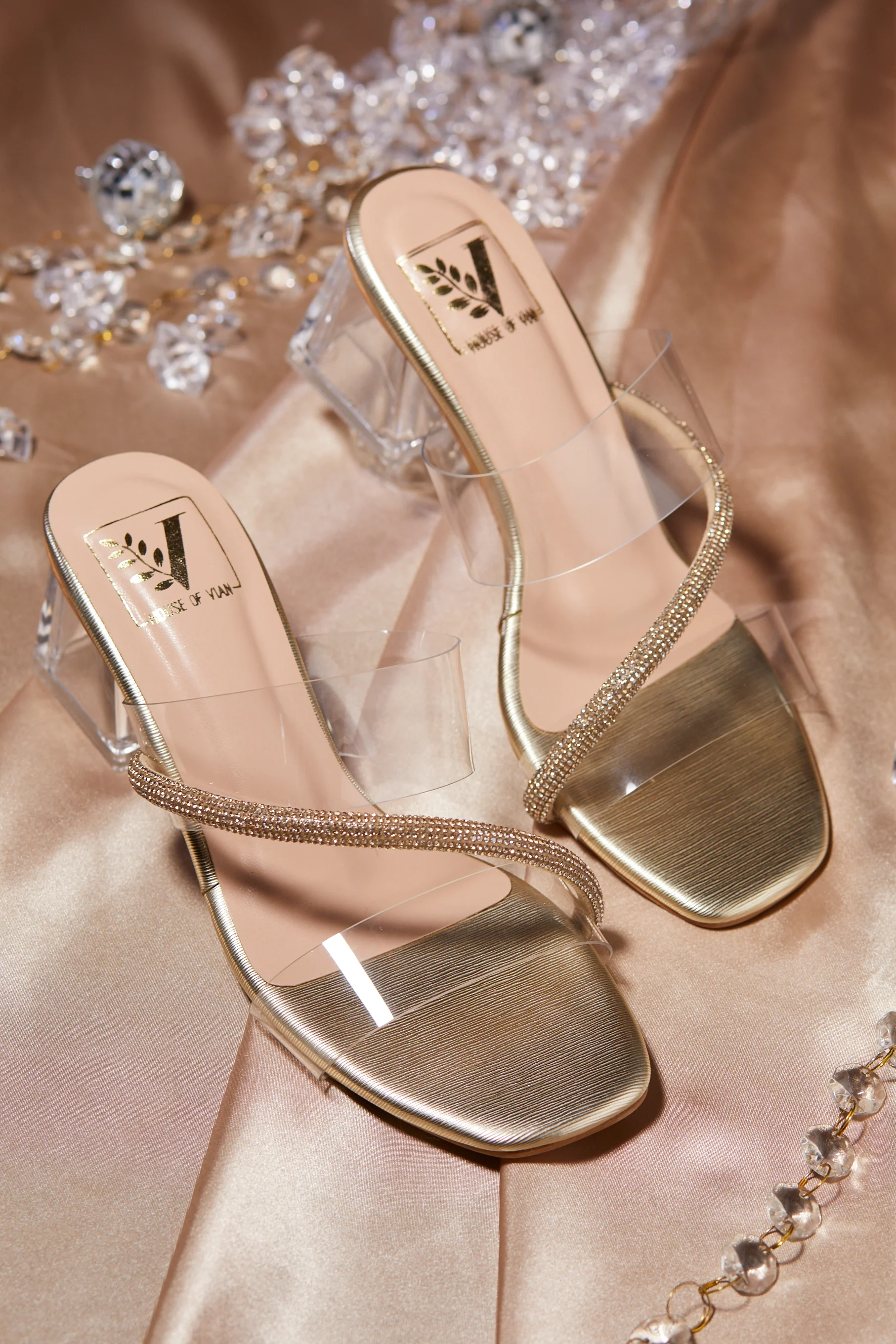 Grace Gold Heels - Image 5