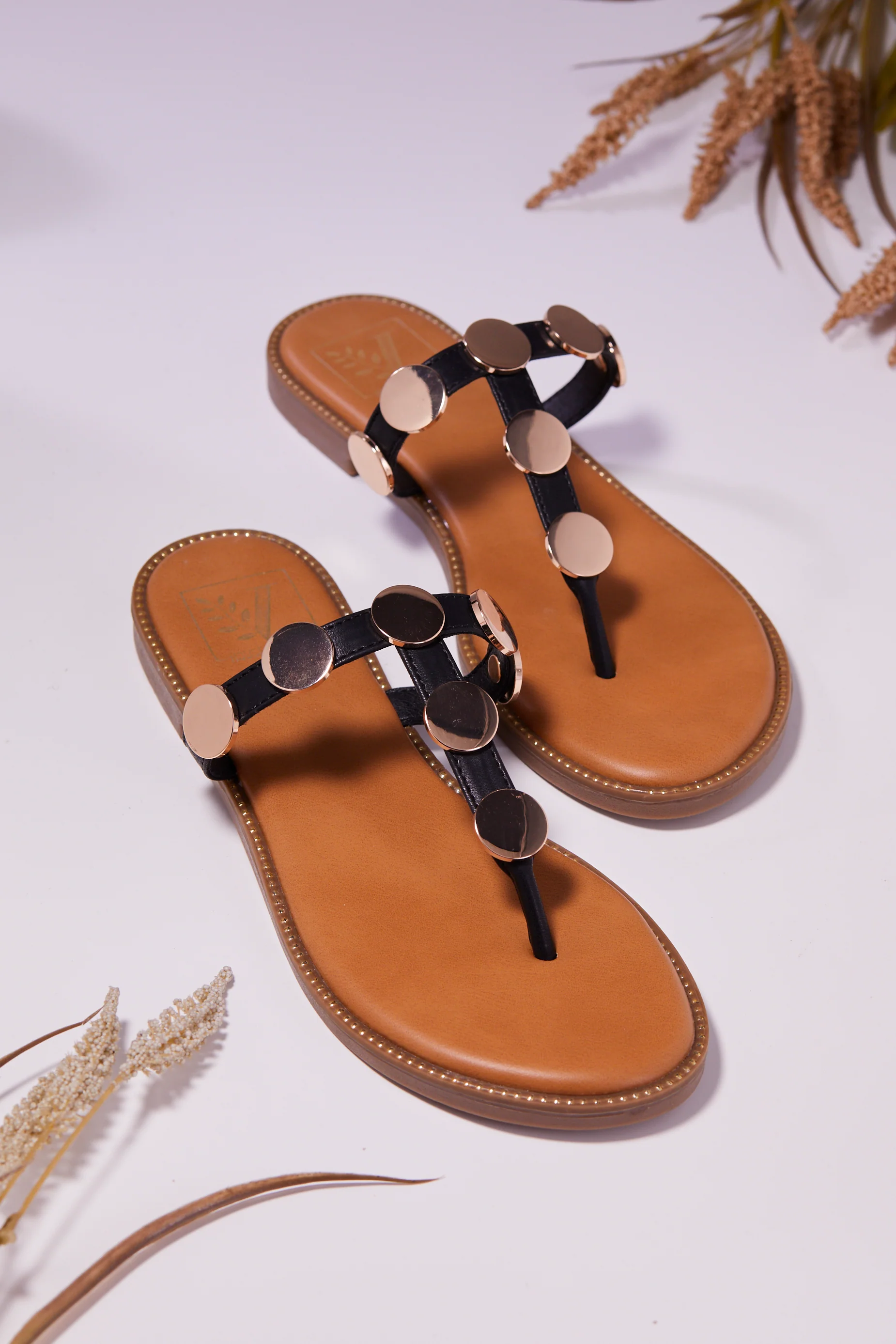 Jolene Black Flats - Image 2