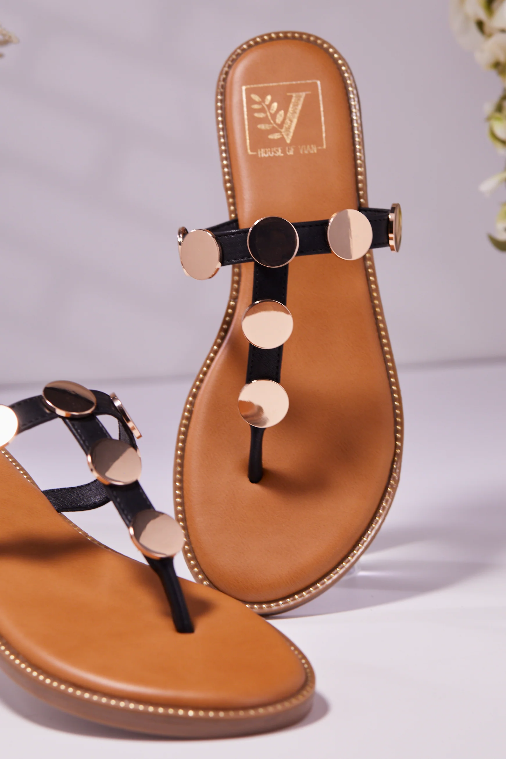 Jolene Black Flats - Image 4