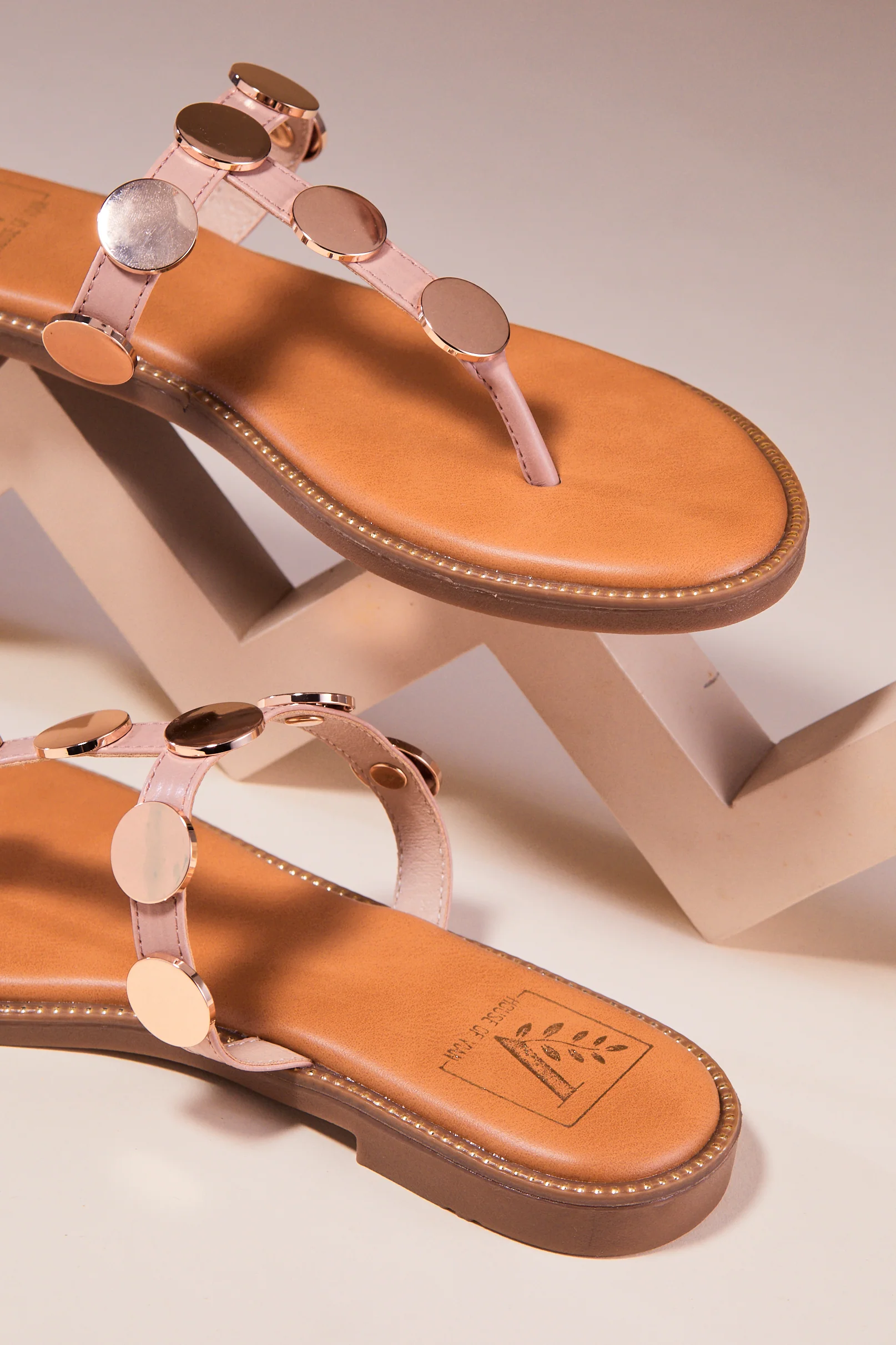 Jolene Pink Flats - Image 2