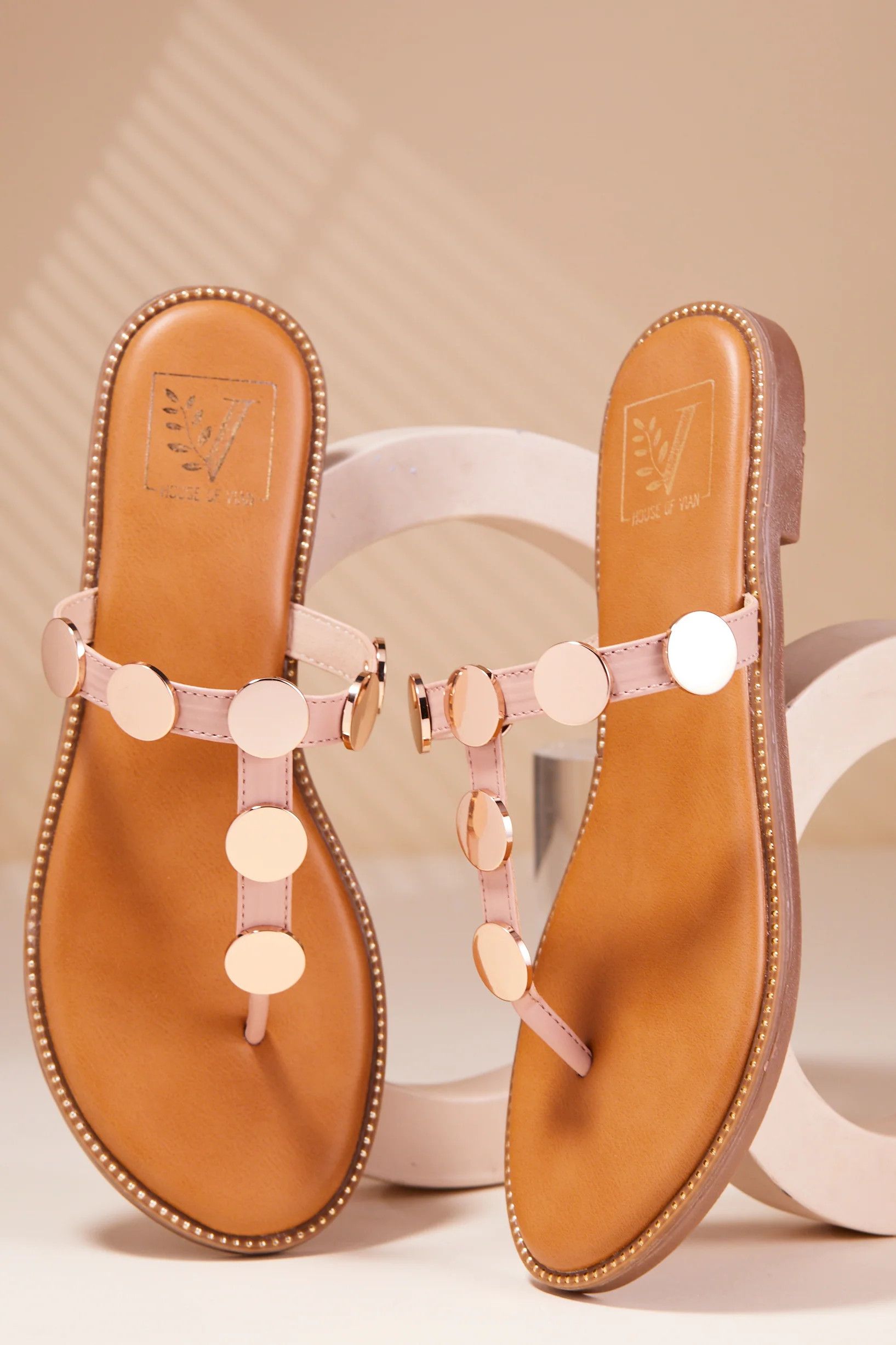 Jolene Pink Flats - Image 4