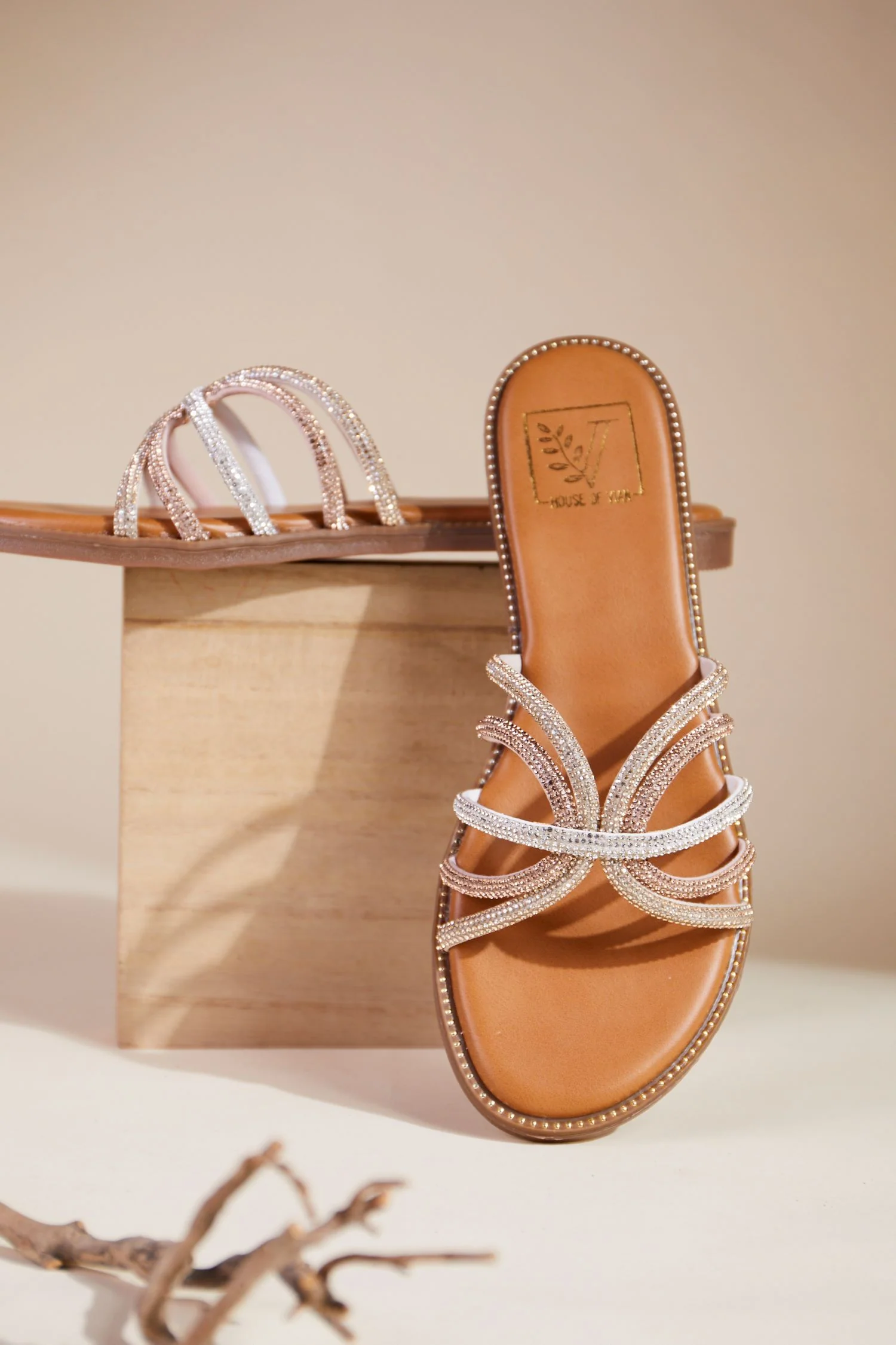 Lana Gold Flats - Image 3