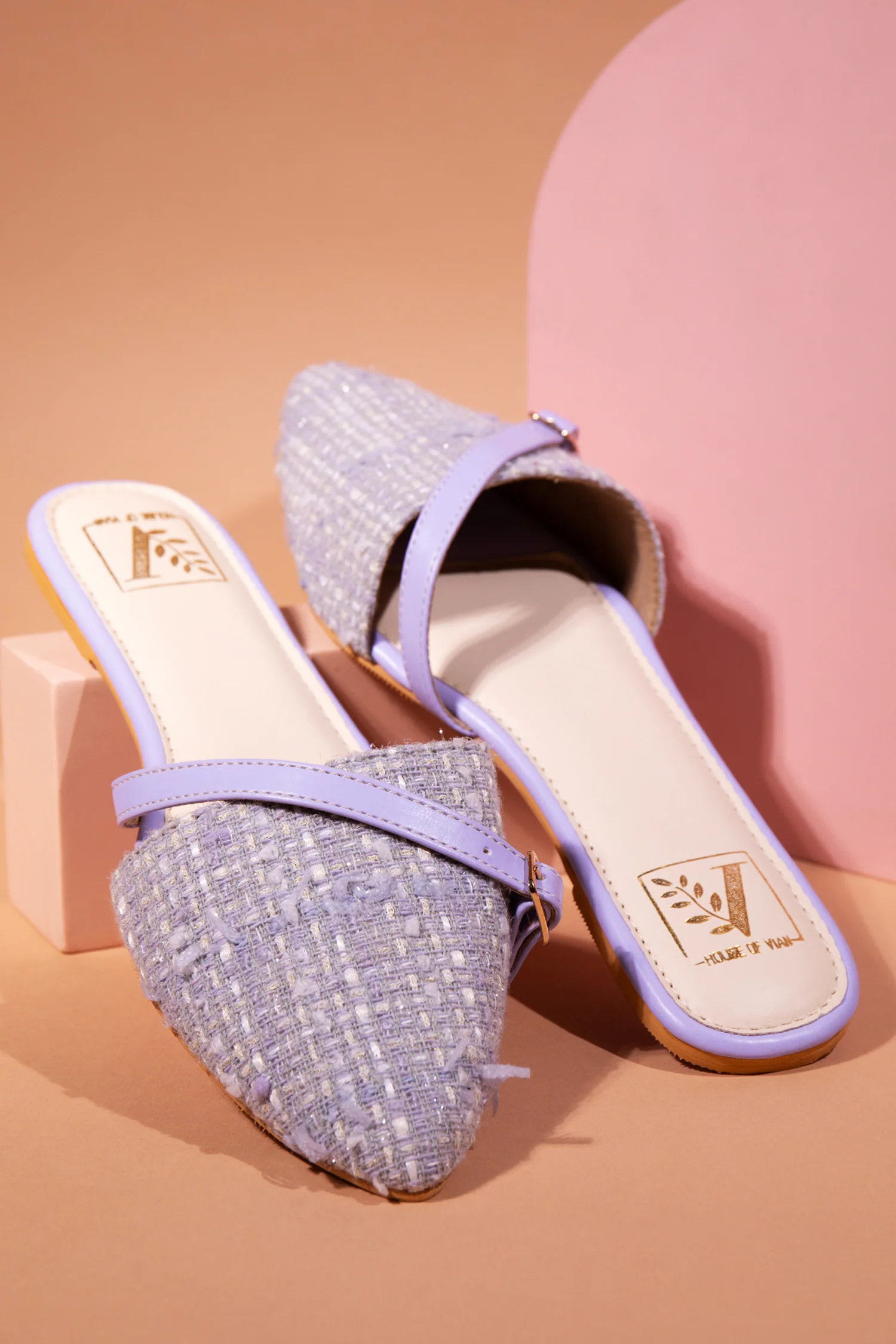 Lilac Loom Mules - Image 2