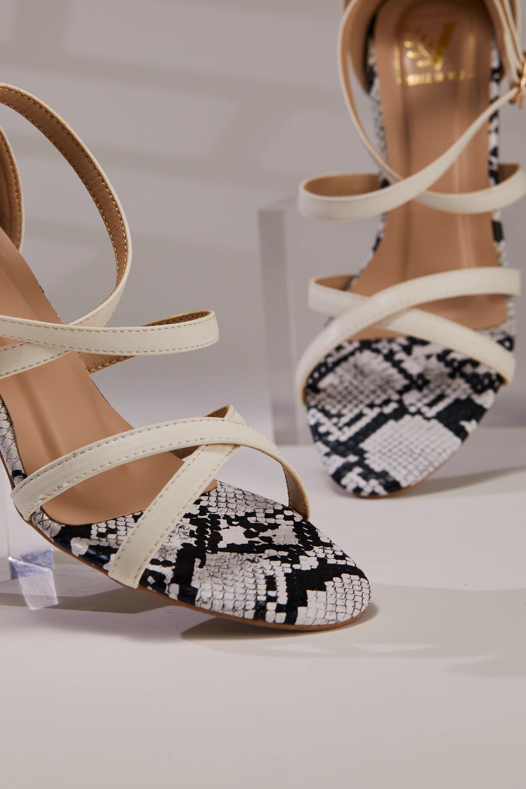Lilith White Heels - Image 2