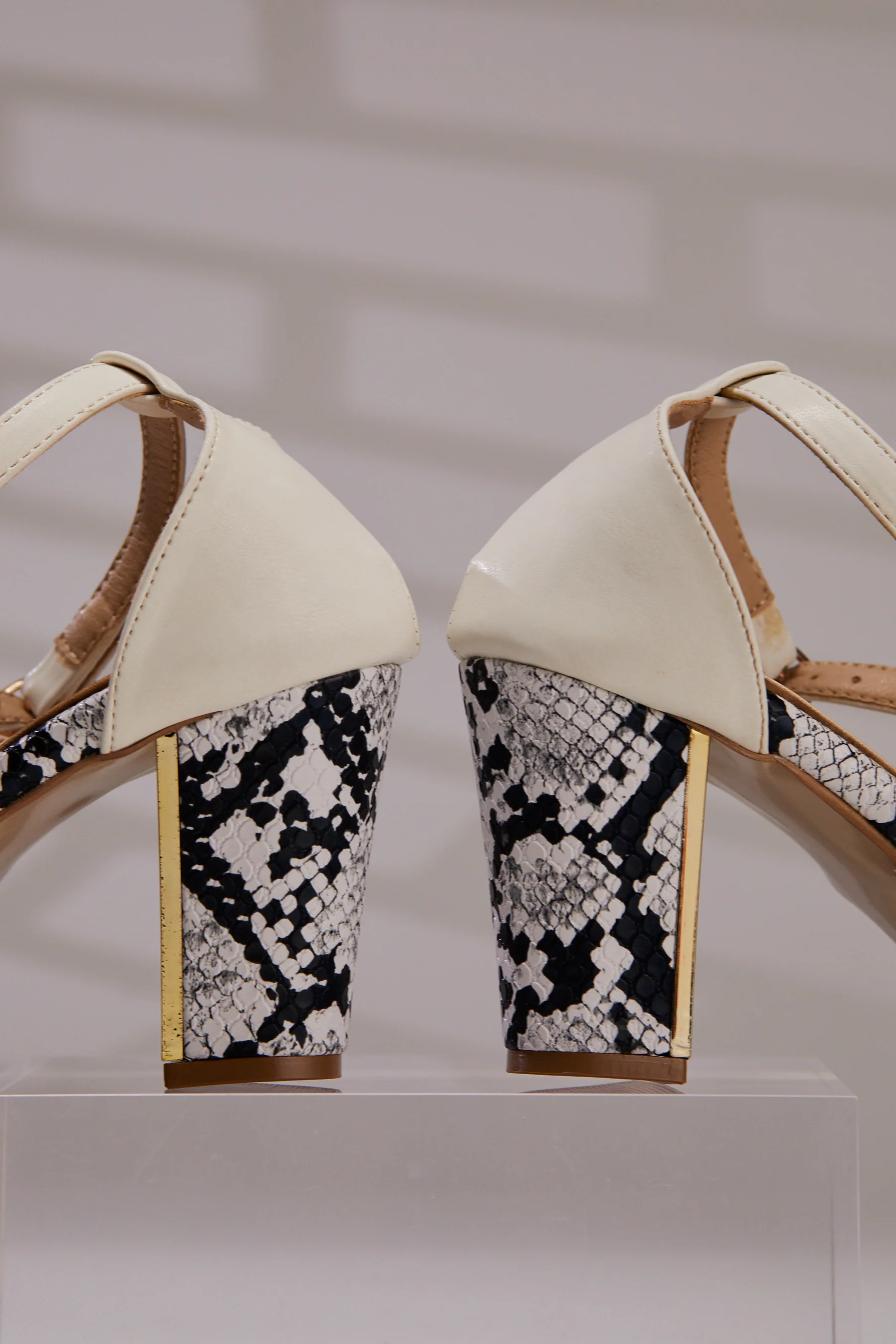 Lilith White Heels - Image 3