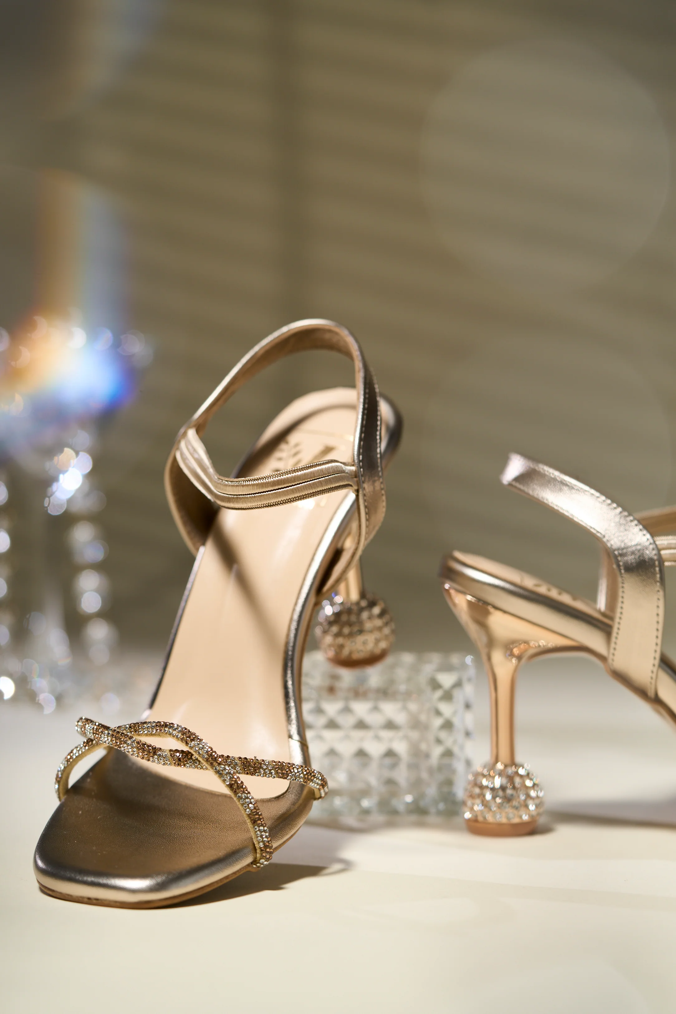 Madonna Gold Heels