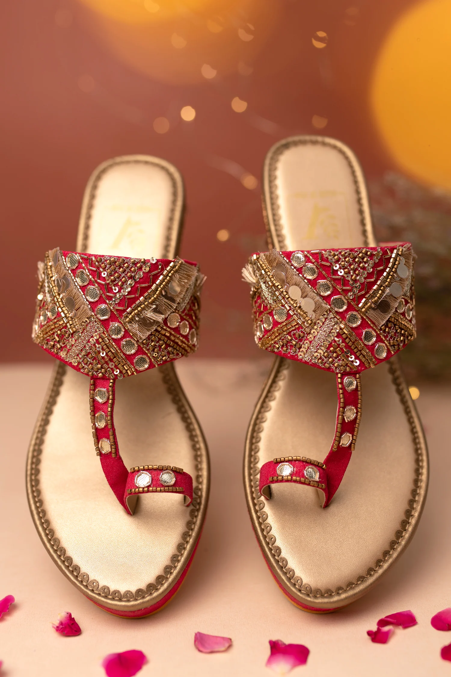 Nazm Pink Wedges - Image 3
