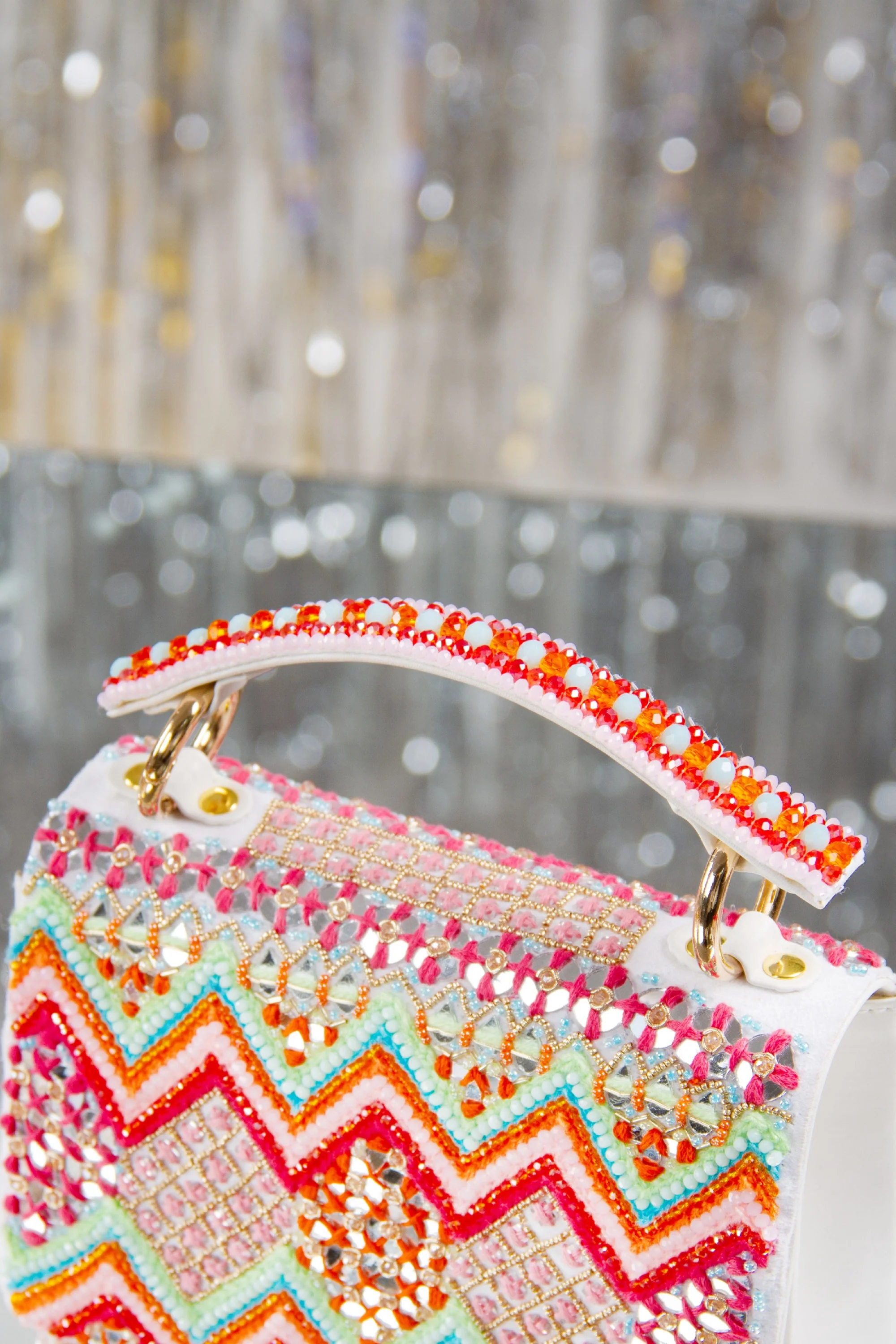 Rangeela Wedges & Handbag Combo - Image 4