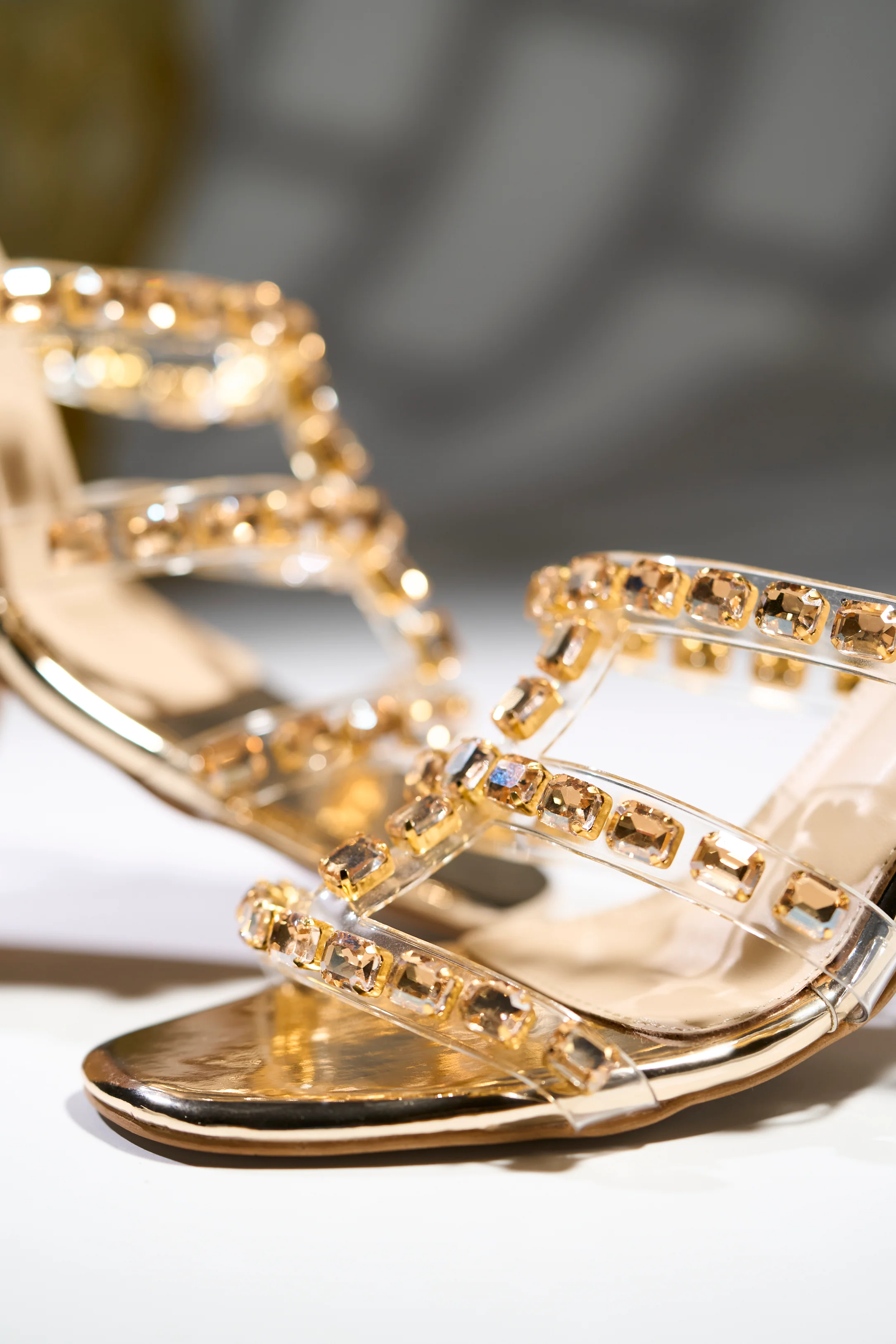 Rihanna Gold Heels - Image 3