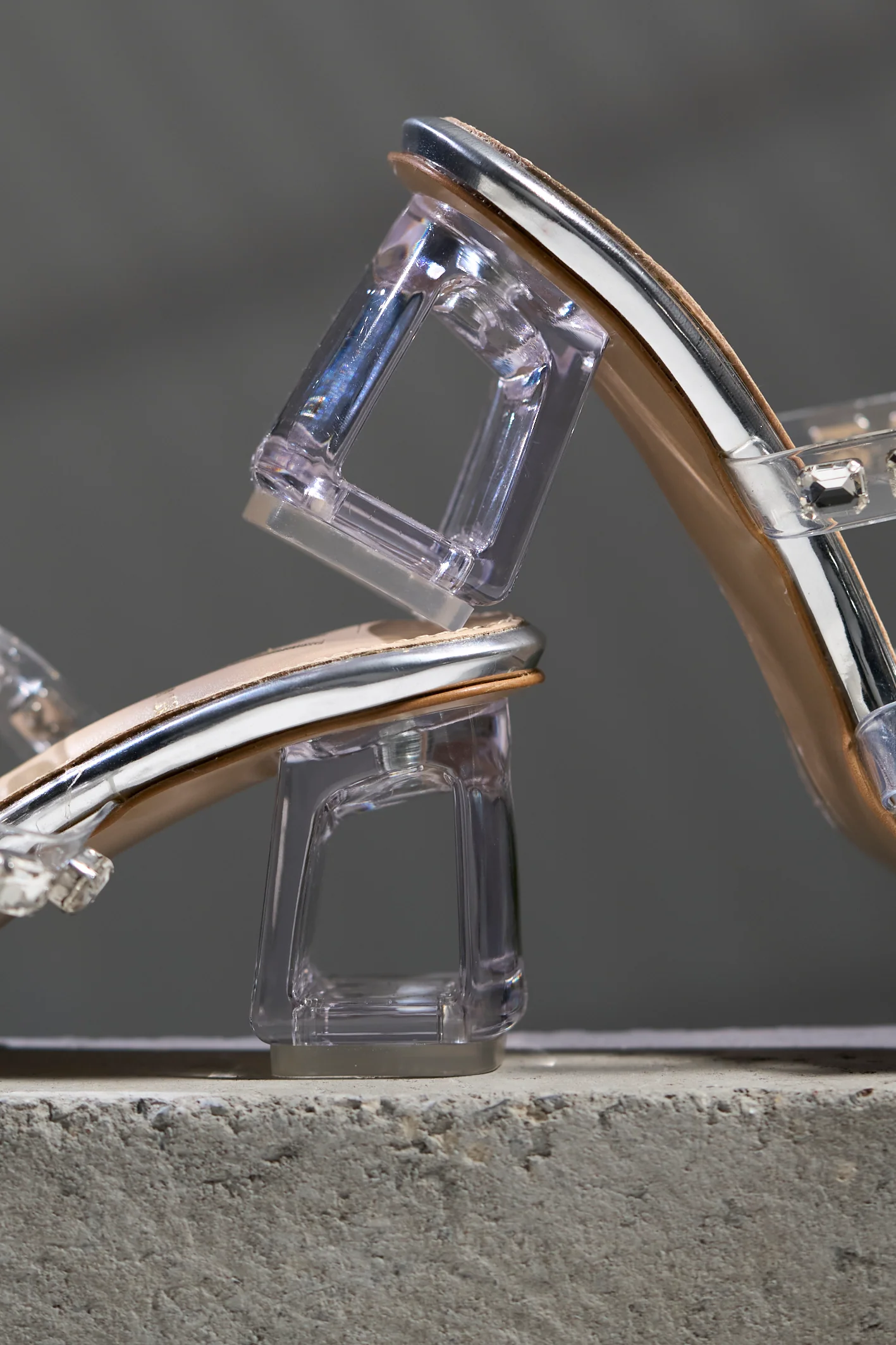 Rihanna Silver Heels - Image 3