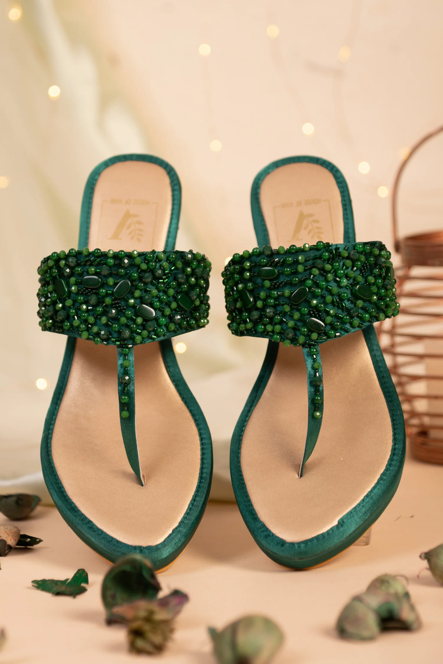Samara Green Wedges - Image 2