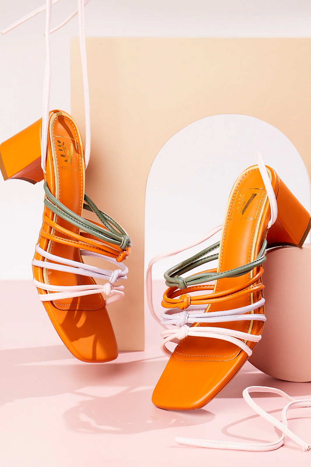 Sarah Tie-up Heels - Image 4