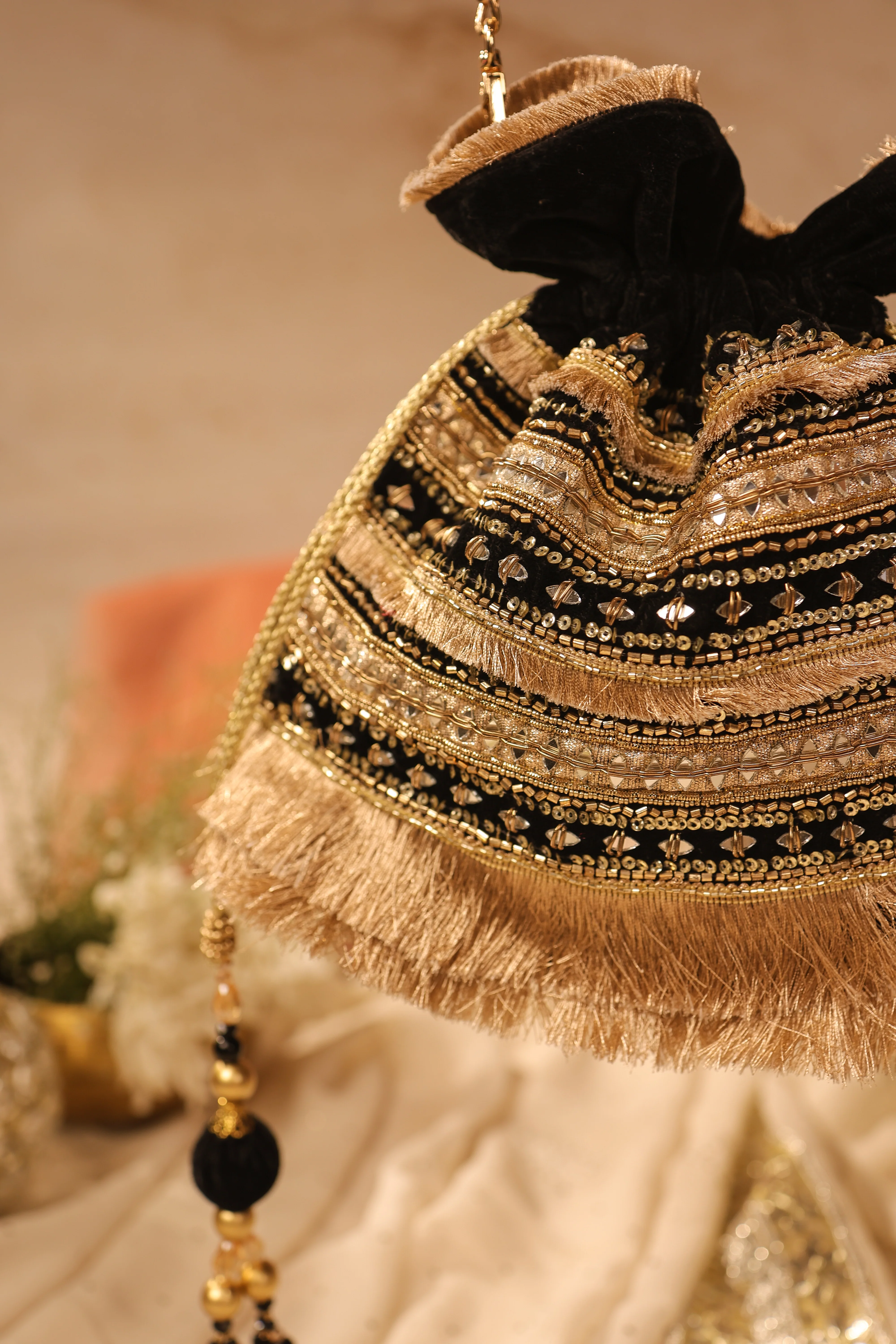 Sehar Black Potli - Image 2