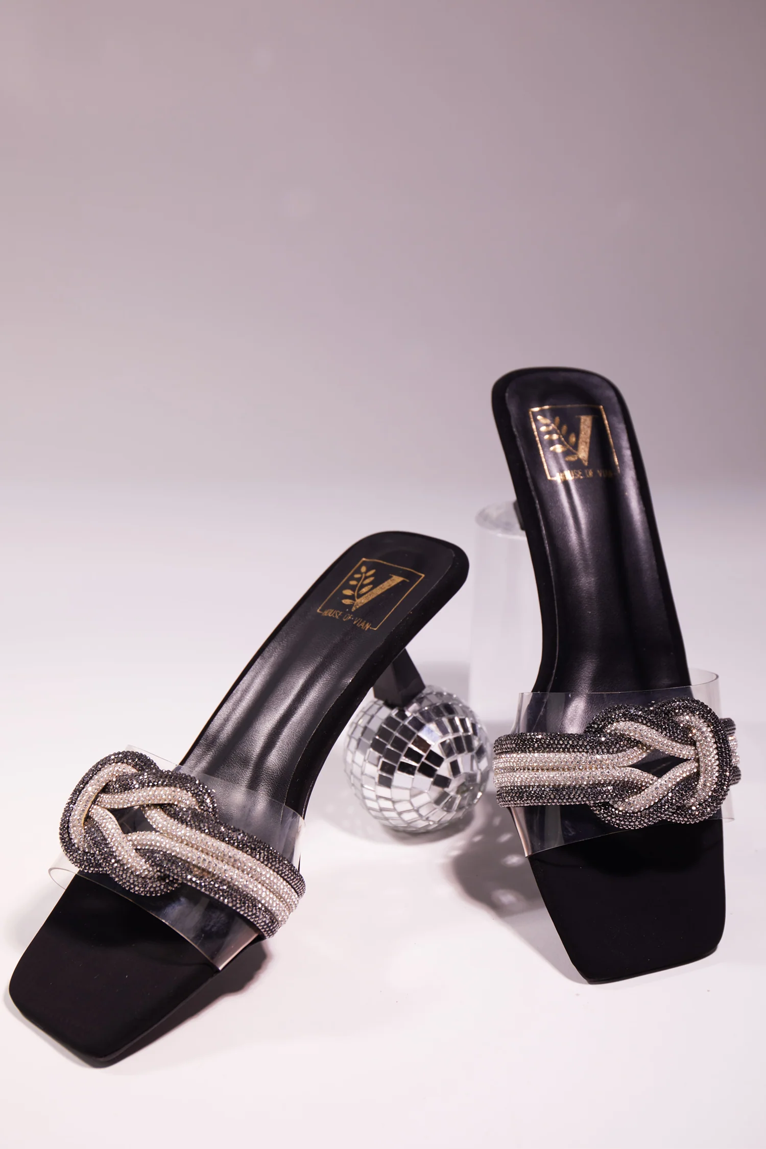 Valentina Black Heels - Image 3