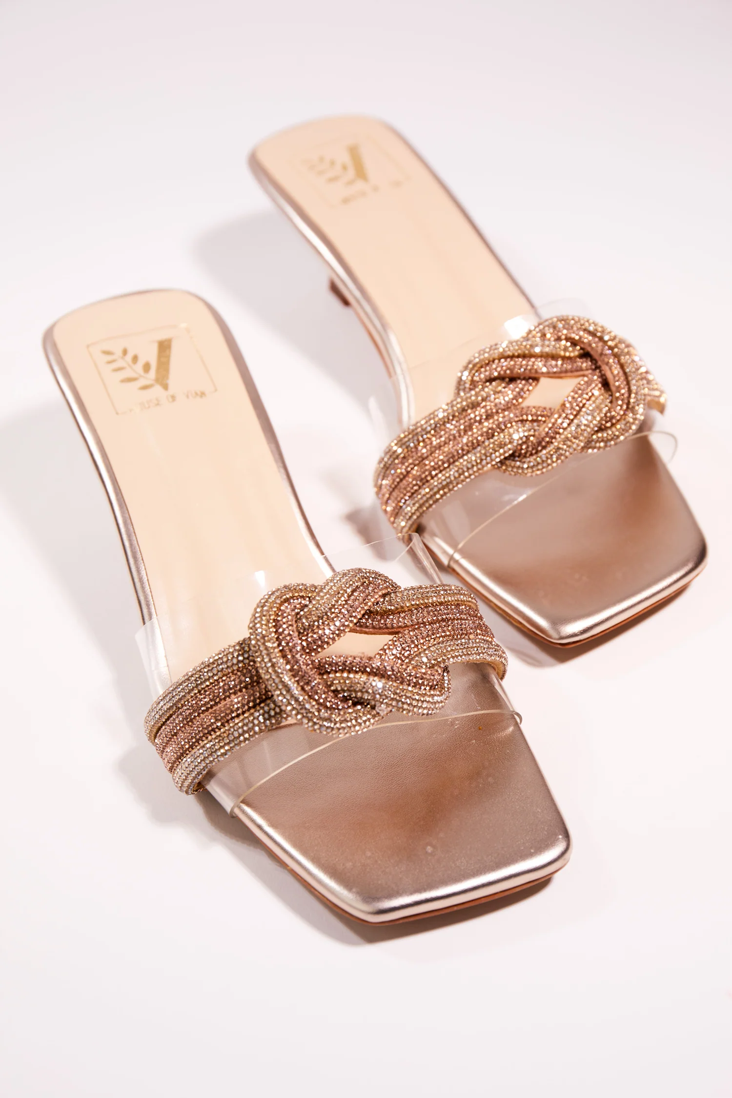 Valentina Gold Heels - Image 3