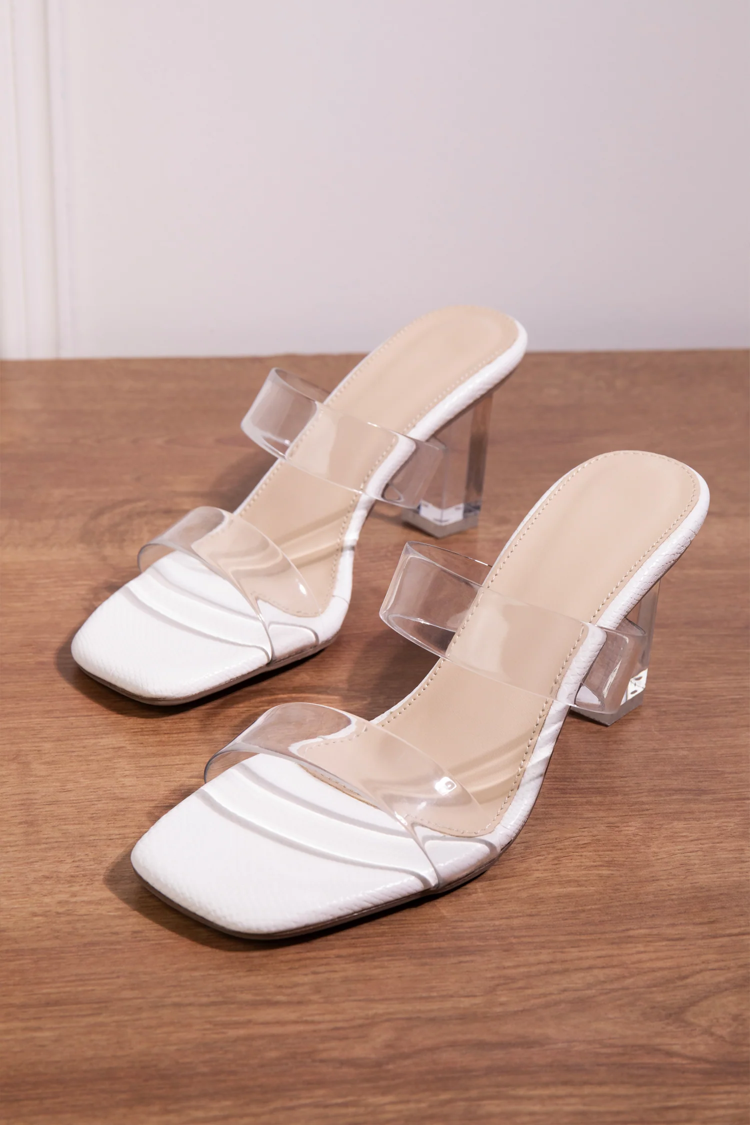 Veronica White Heels - Image 3